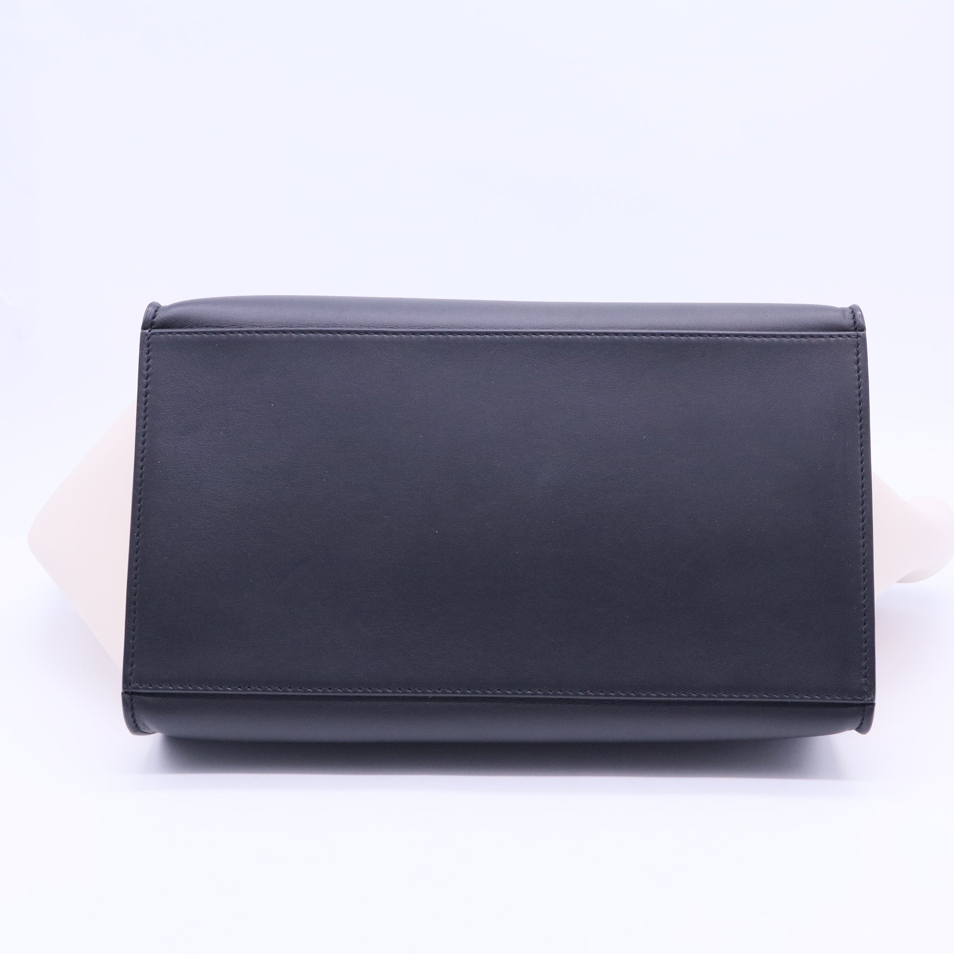Trapèze leather handbag B20044