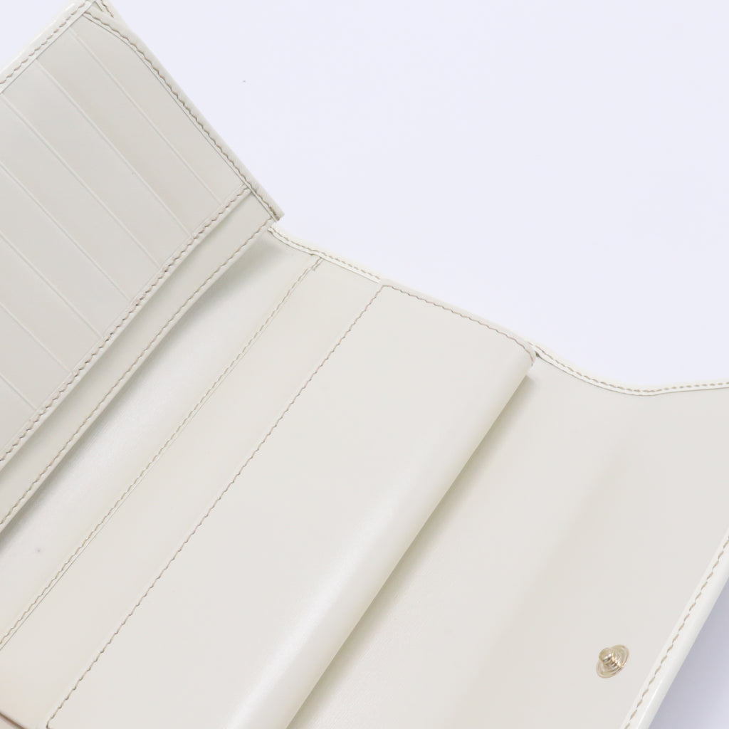 French Flap Wallet GG Canvas Long