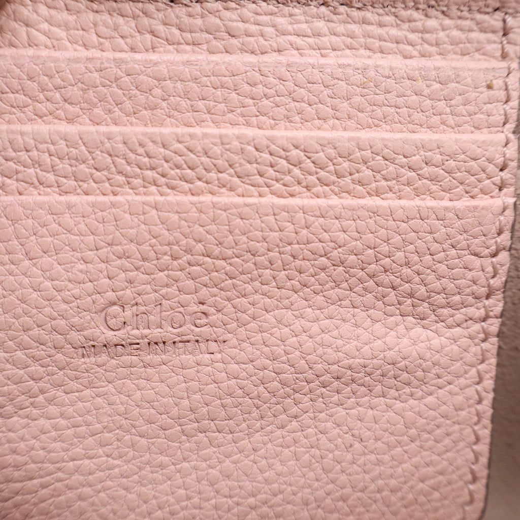 Chloe Faye Crossbody Wallet on a Chain Bag Blush twins B21991