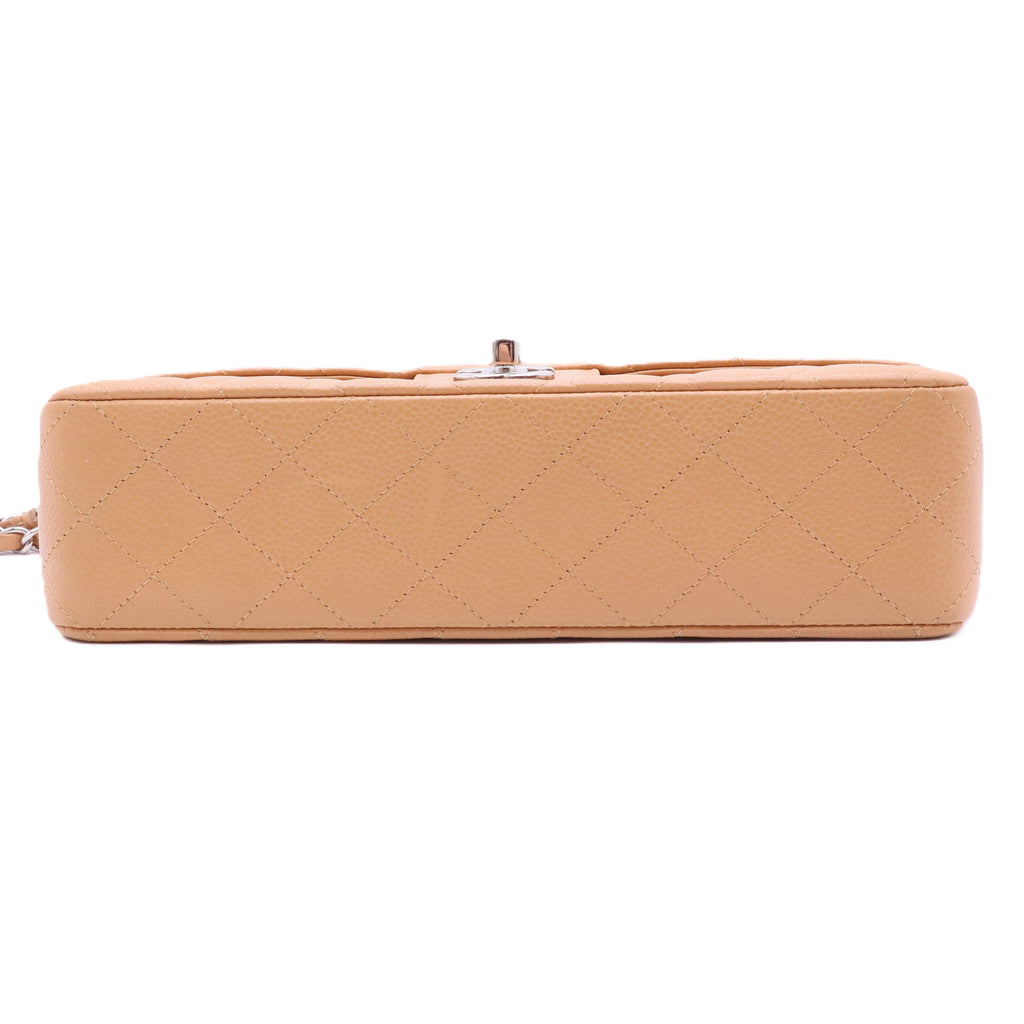 Classic Double Flap Bag Quilted Caviar Medium