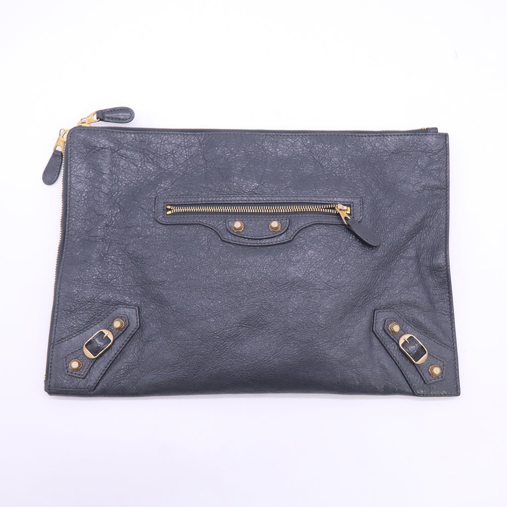Balenciaga Classic Giant Pouch / Motocross Clutch B24717
