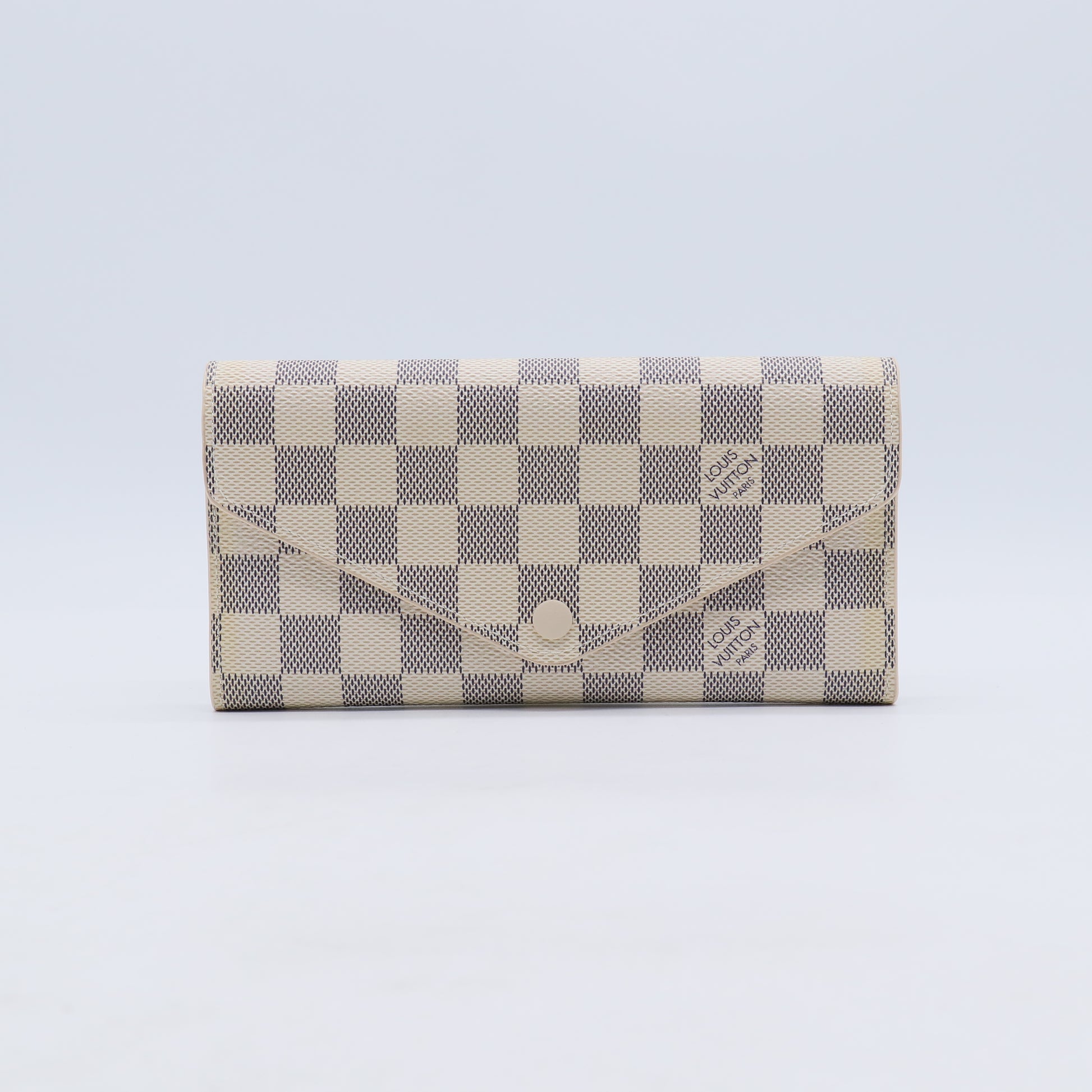 Louis Vuitton Sarah Wallet in Damier Azur Canvas W21254