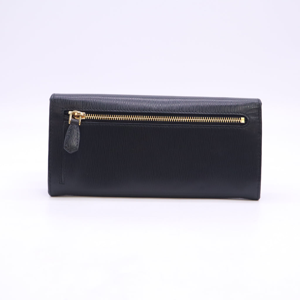 Prada Vitello Move Flap Long Wallet W23653