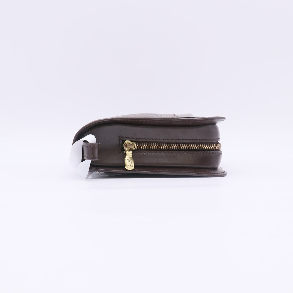 Louis Vuitton Damier Ebene Pochette Saint Louis Clutch Twins W22786