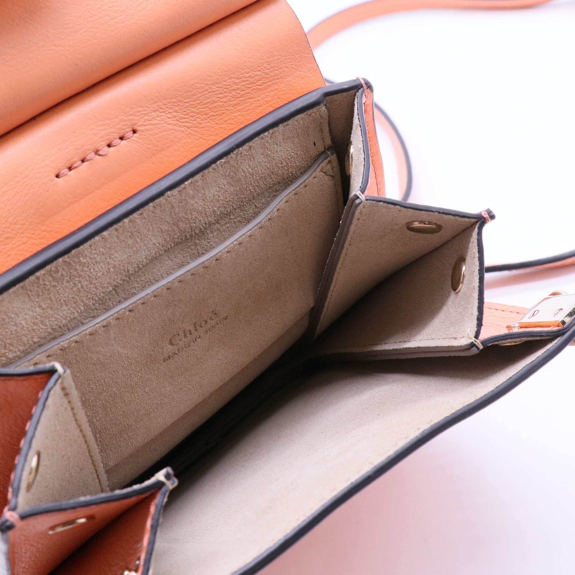 Faye Bracelet Crossbody Bag Leather and Suede Mini