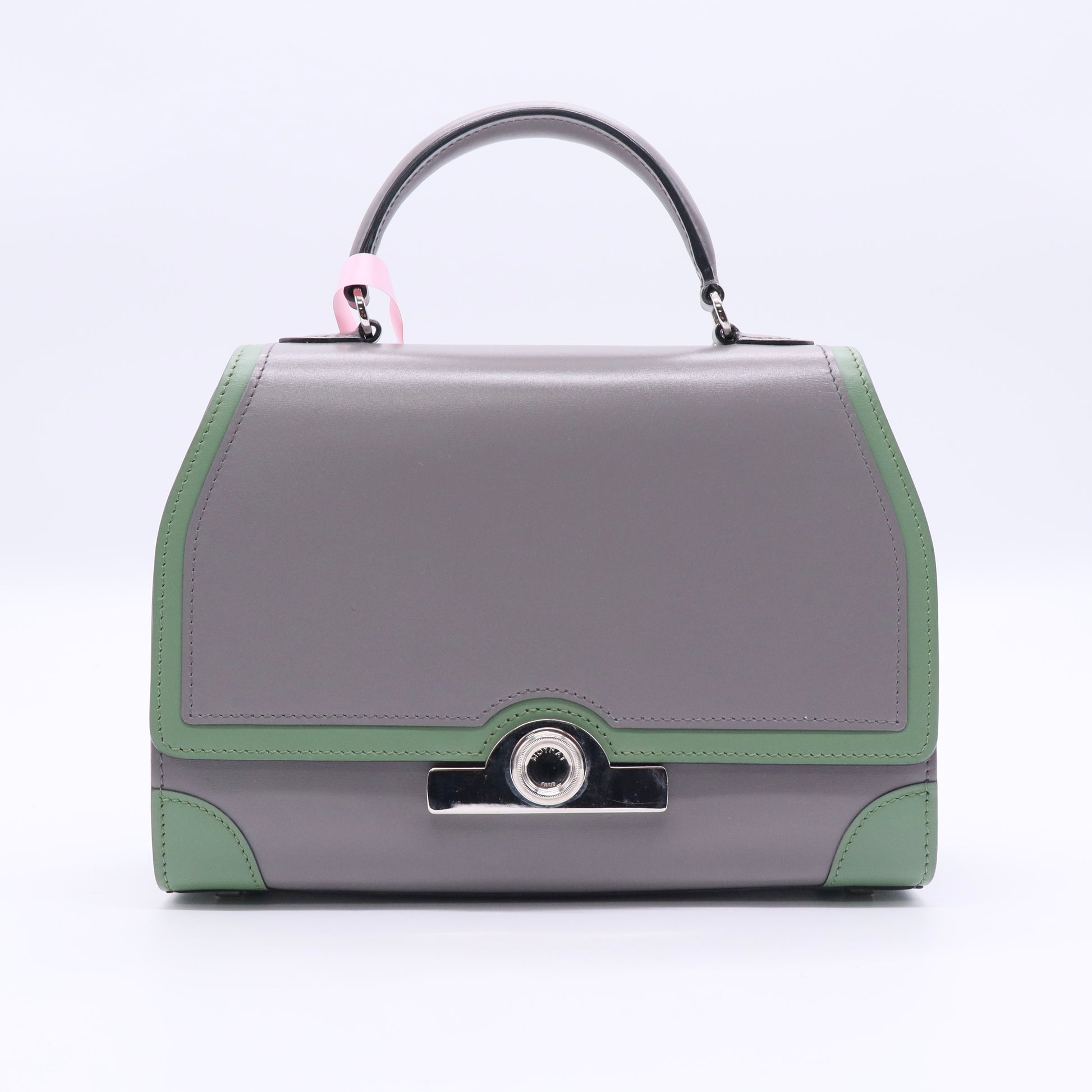 Moynat Taurillon Blush Rejane PM Bi-color Twins