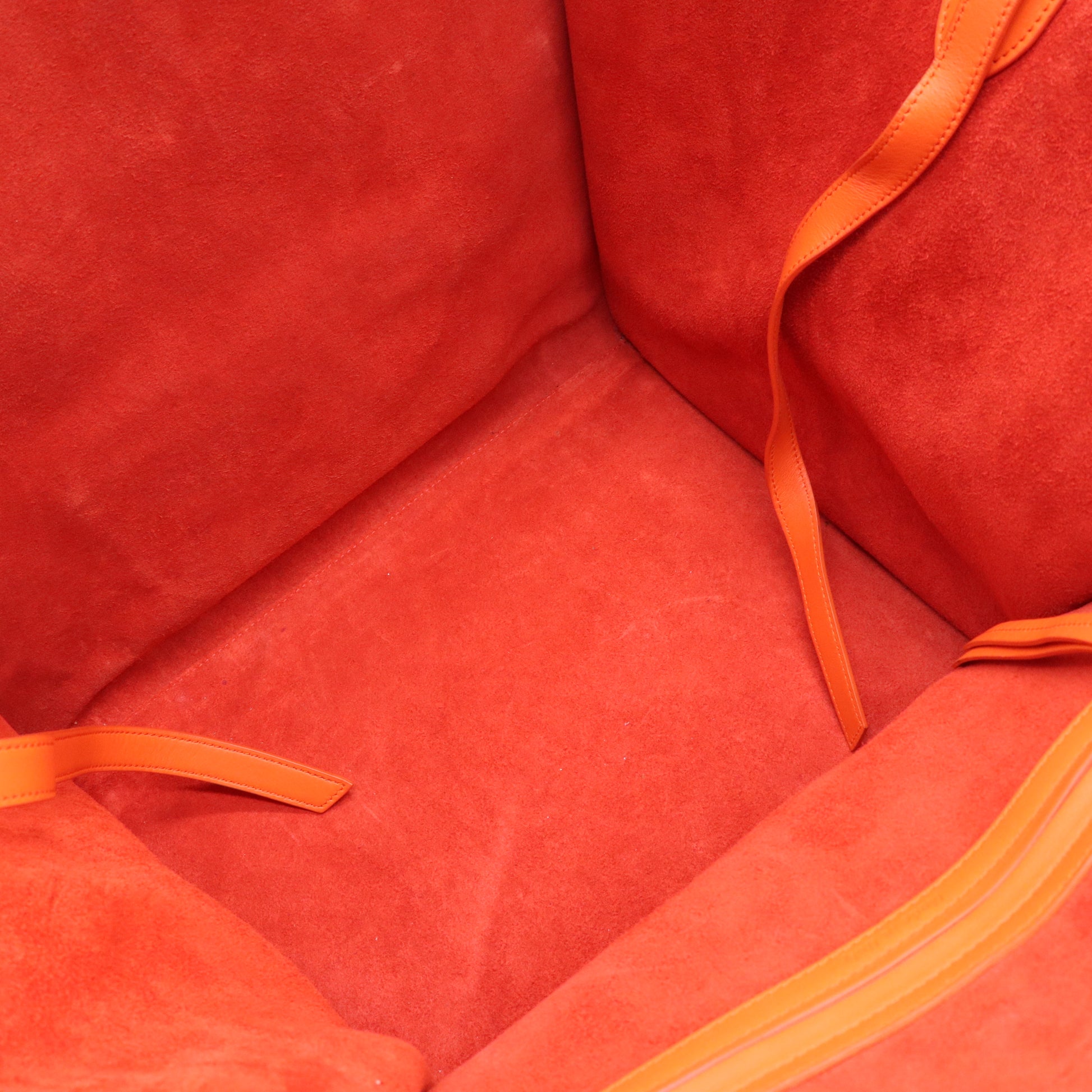 Pony Hair Medium Phantom Luggage Orange B20004