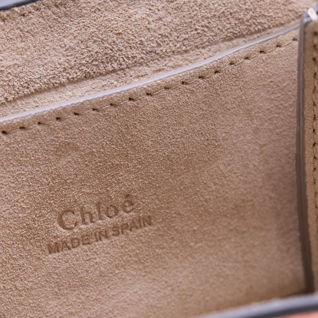 Faye Bracelet Crossbody Bag Leather and Suede Mini