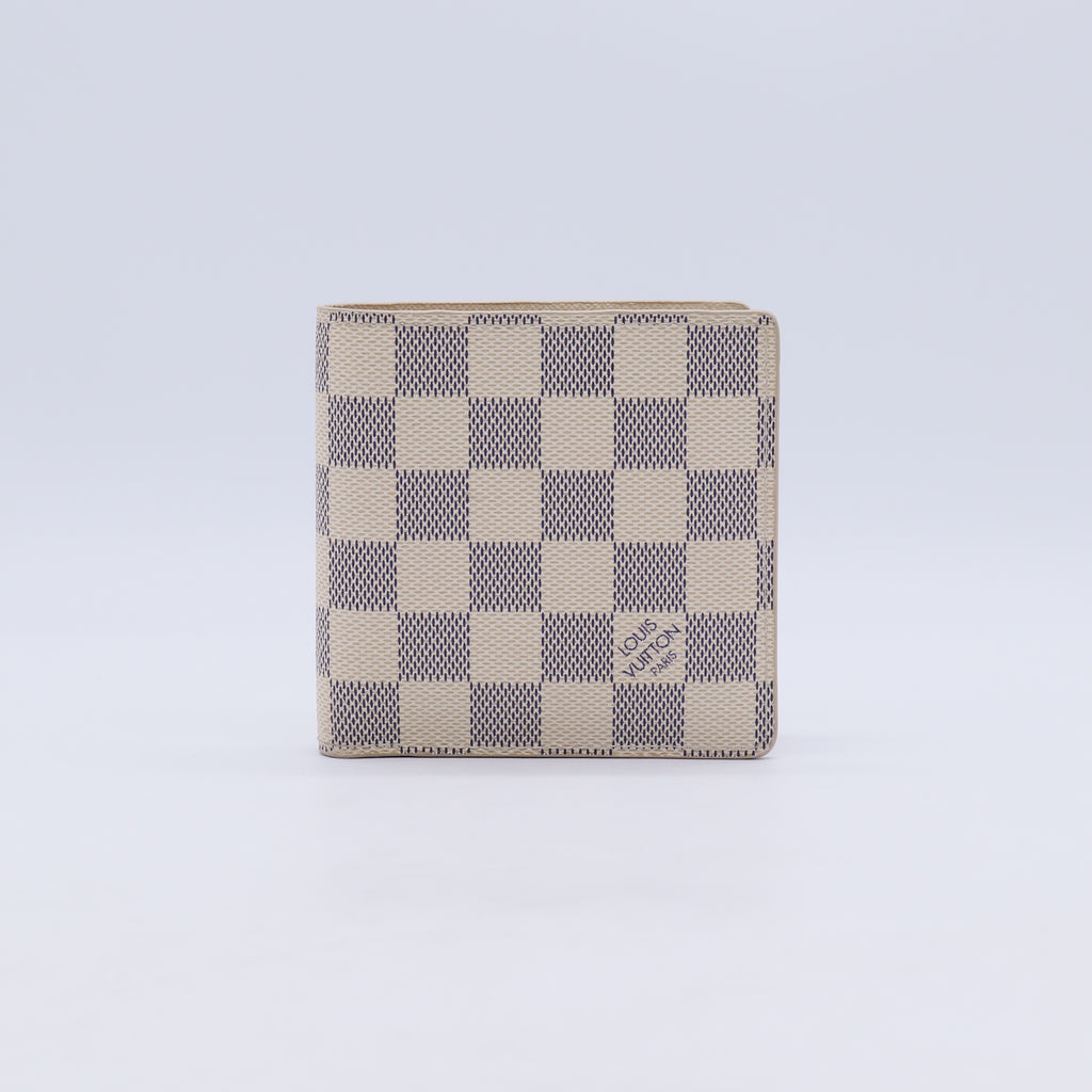Louis Vuitton Marco Wallet in Damier Azur Canvas W21221