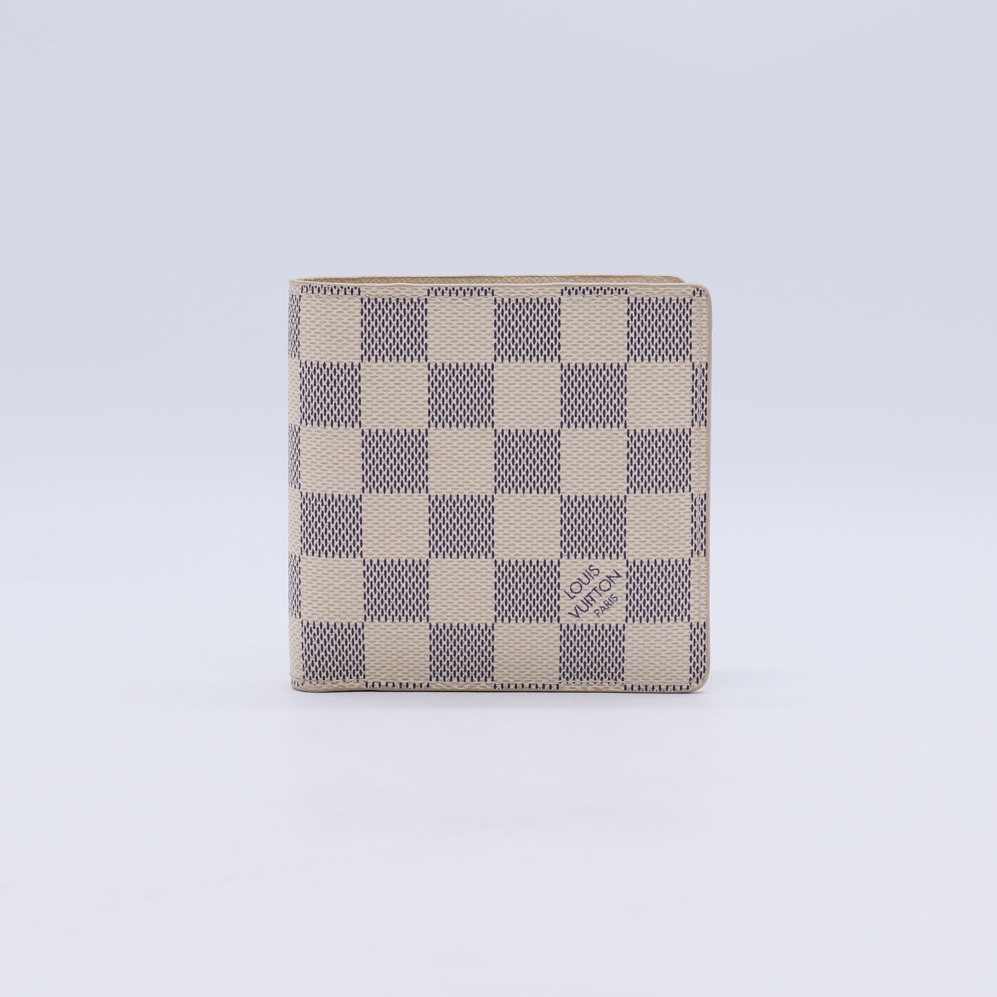 Louis Vuitton Marco Wallet in Damier Azur Canvas W21221