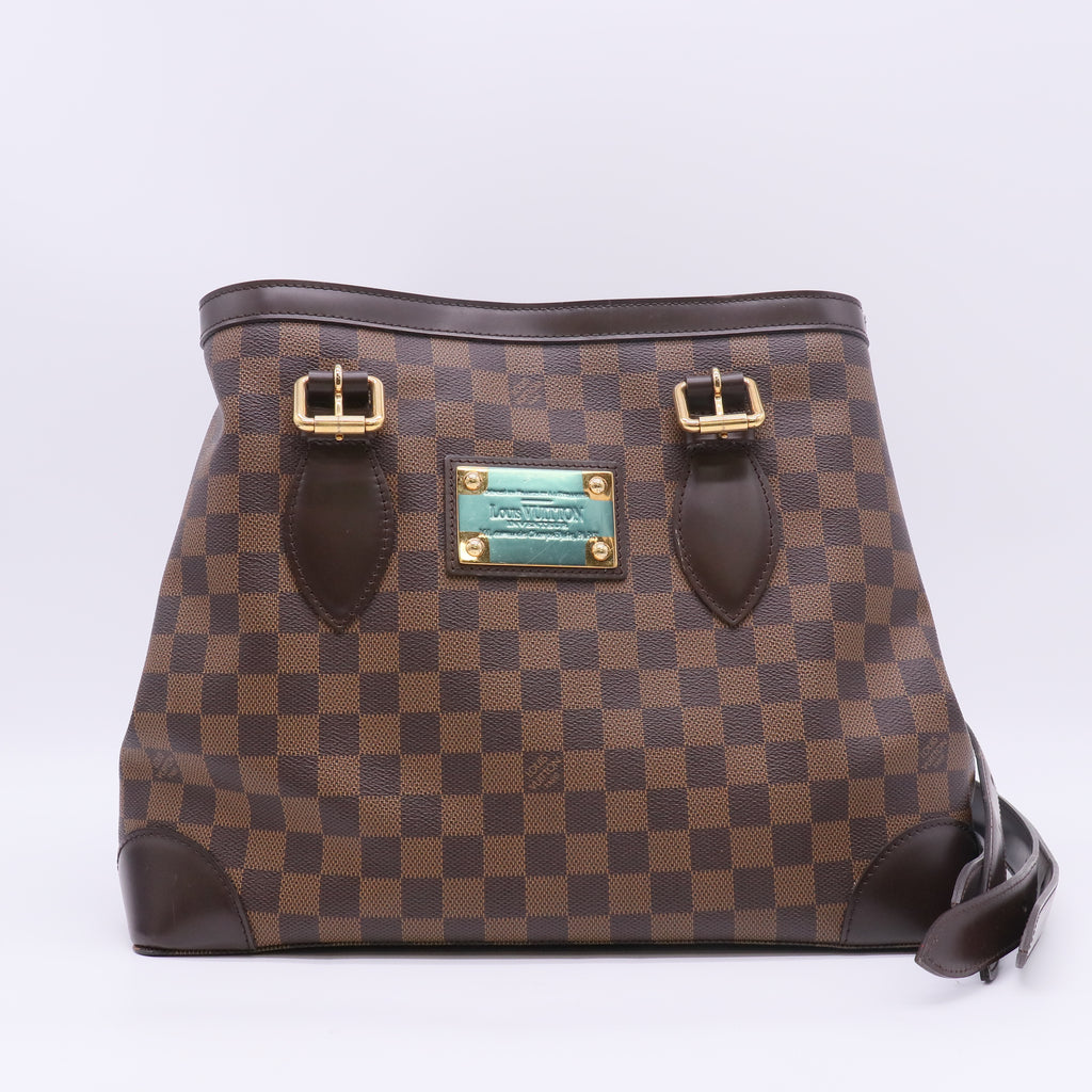 Louis Vuitton Damier Ebene Hampstead MM Tote Bag twins B23849