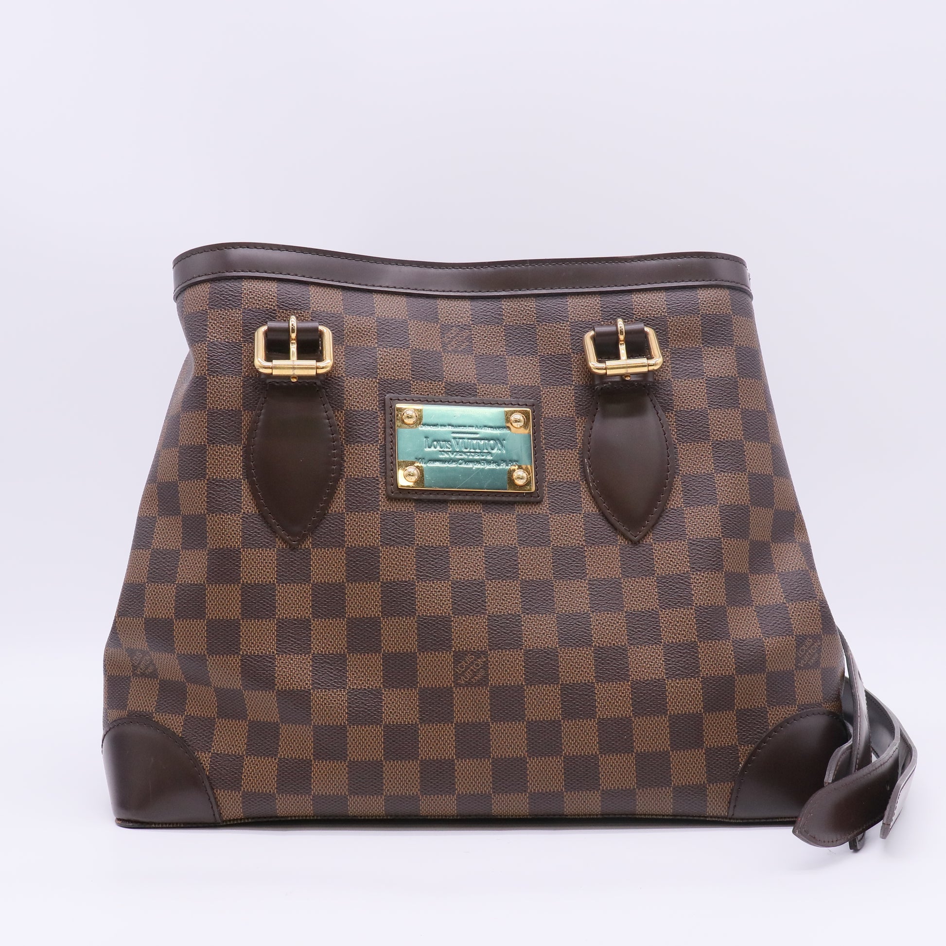 Louis Vuitton Damier Ebene Hampstead MM Tote Bag twins B23849