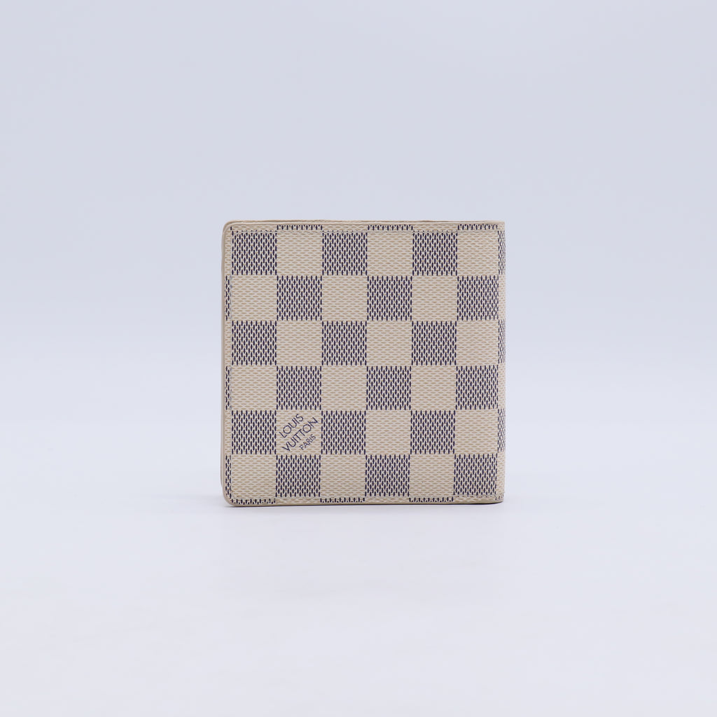 Louis Vuitton Marco Wallet in Damier Azur Canvas W21221
