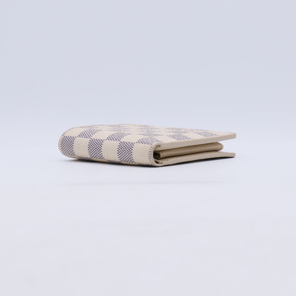 Louis Vuitton Marco Wallet in Damier Azur Canvas W21221