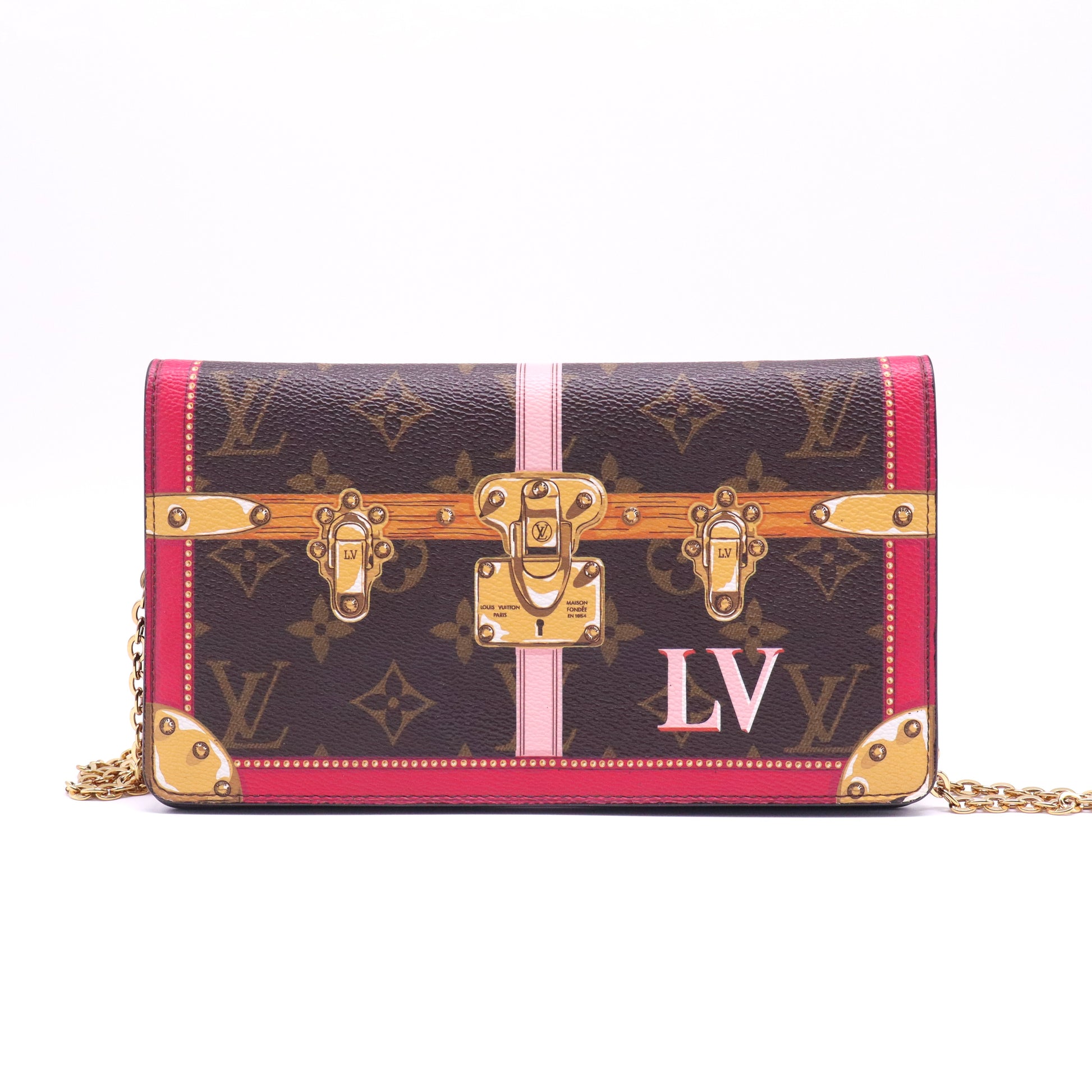 Weekend Pochette Limited Edition Summer Trunks Monogram Canvas Twins  W21334