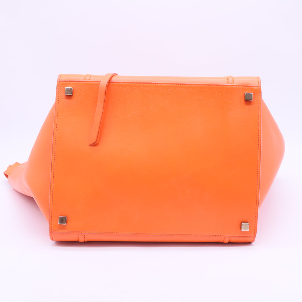 Pony Hair Medium Phantom Luggage Orange B20004