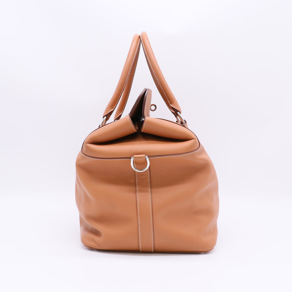 Hermes Toolbox 26 Brown Leather Bag B23083