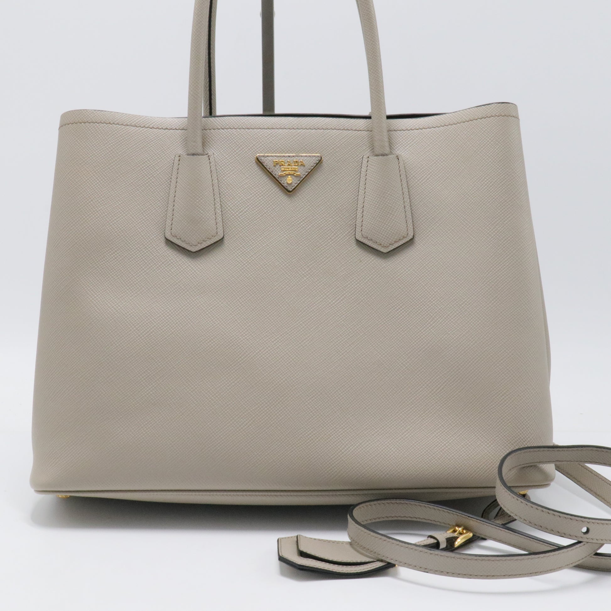 Prada Saffiano Cuir Medium Double Bag