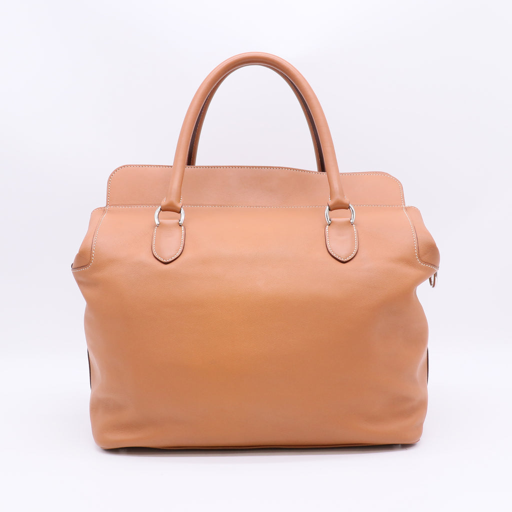 Hermes Toolbox 26 Brown Leather Bag B23083
