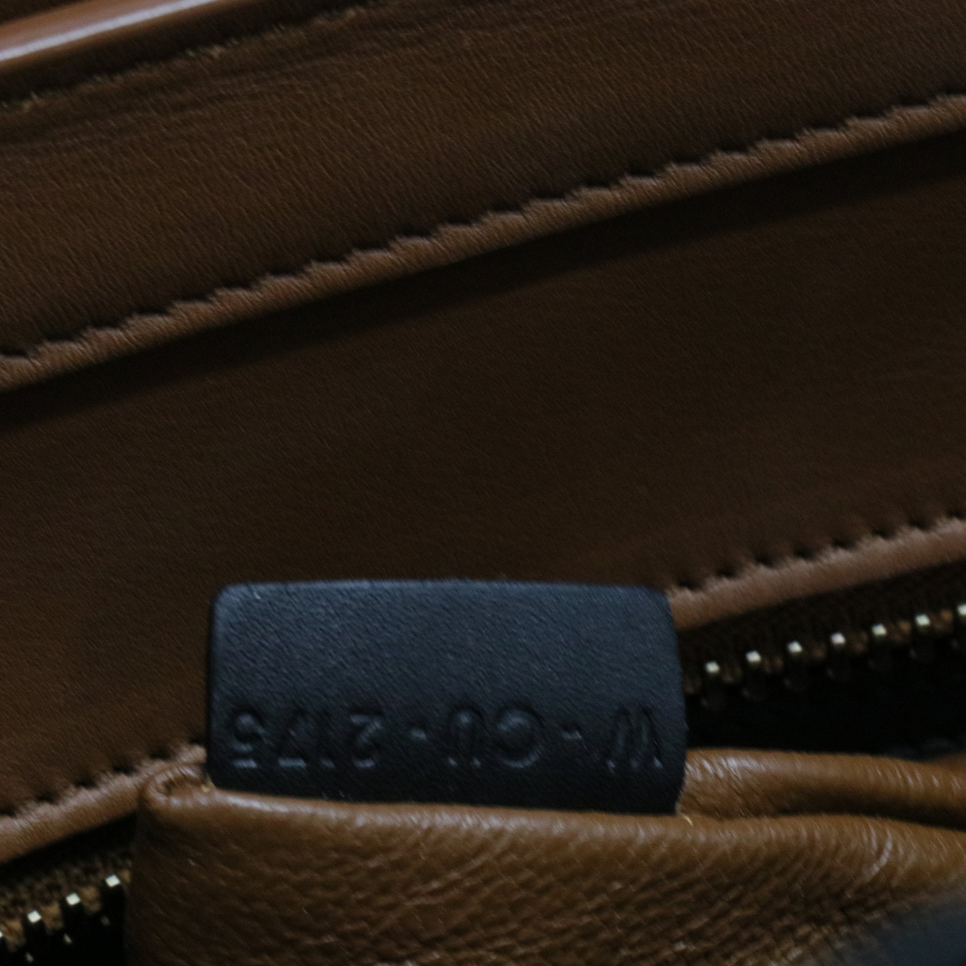Smooth Calfskin Micro Tri-Color Luggage Black