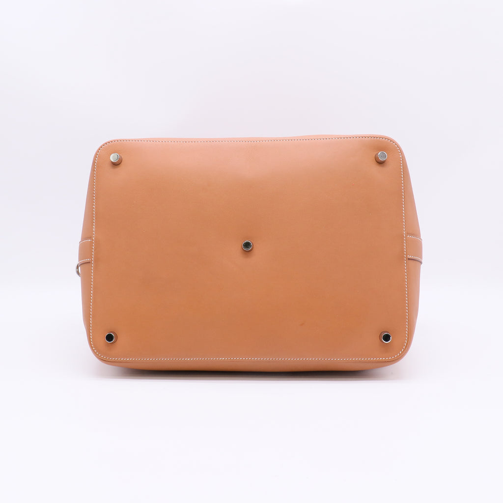 Hermes Toolbox 26 Brown Leather Bag B23083