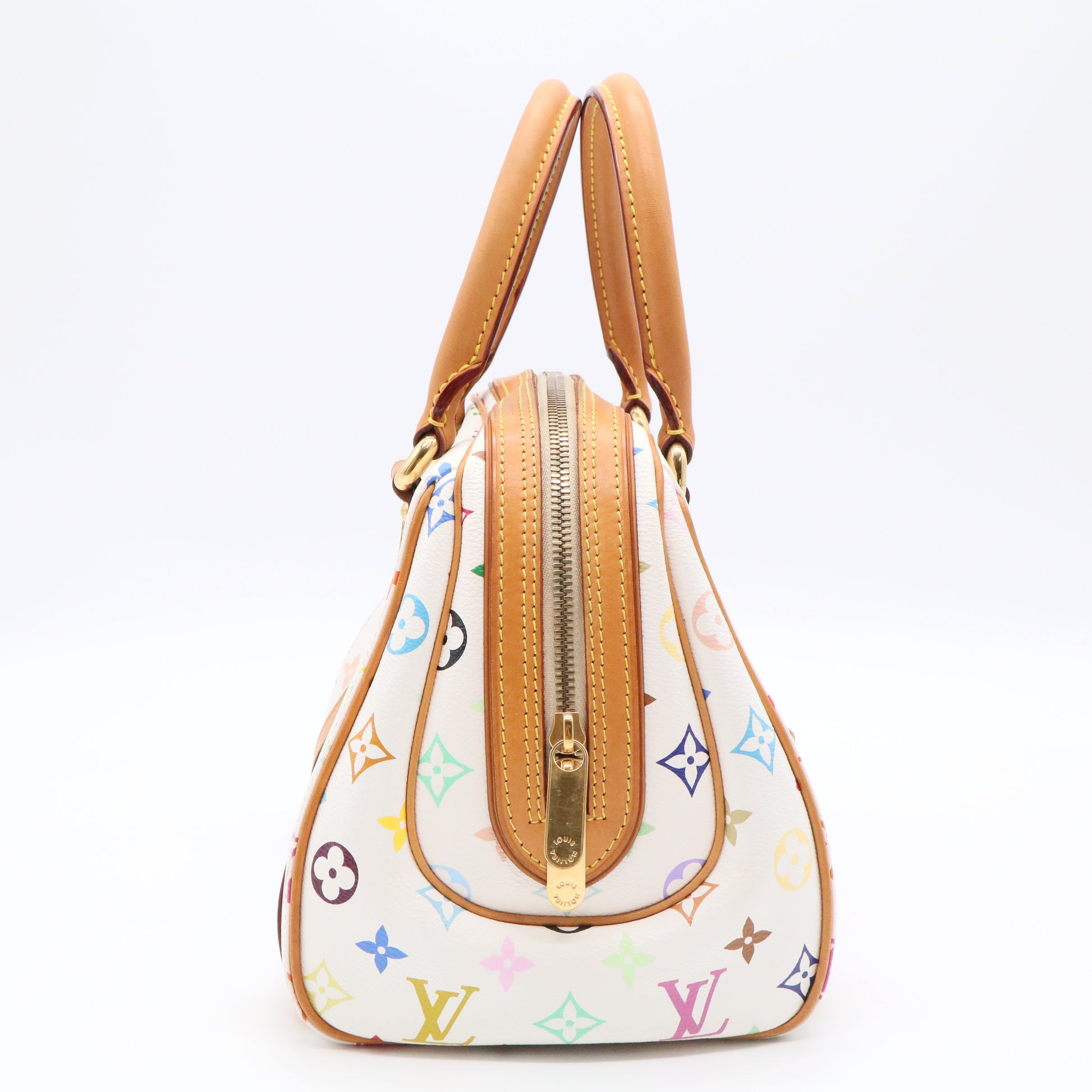 White Monogram Multicolore Canvas Priscilla Bag