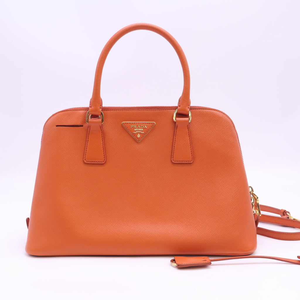Prada Saffiano Lux Dome 2Way Top Handle Bag B24482