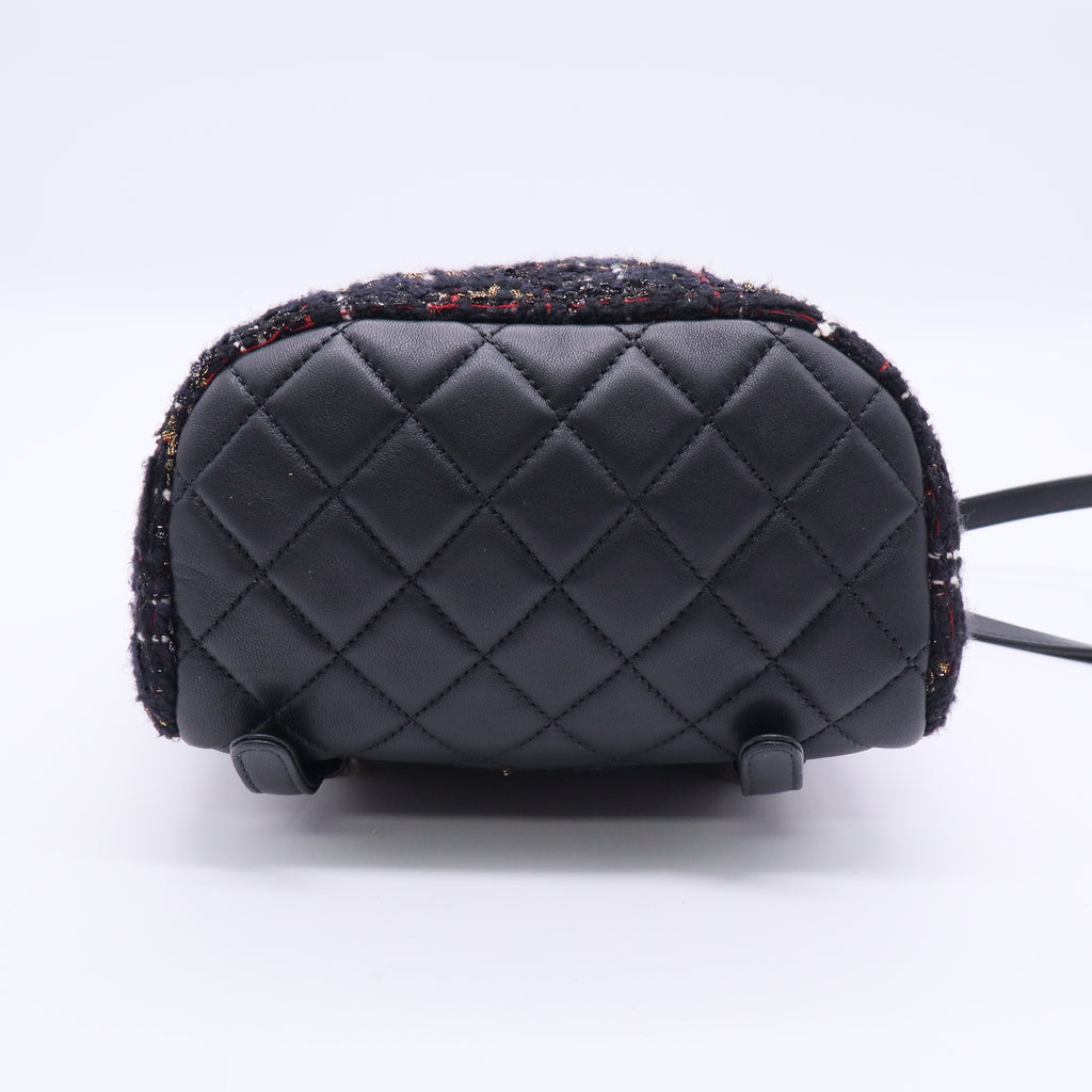 Chanel Urban Spirit Backpack Quilted Tweed Small twins LDJ3476