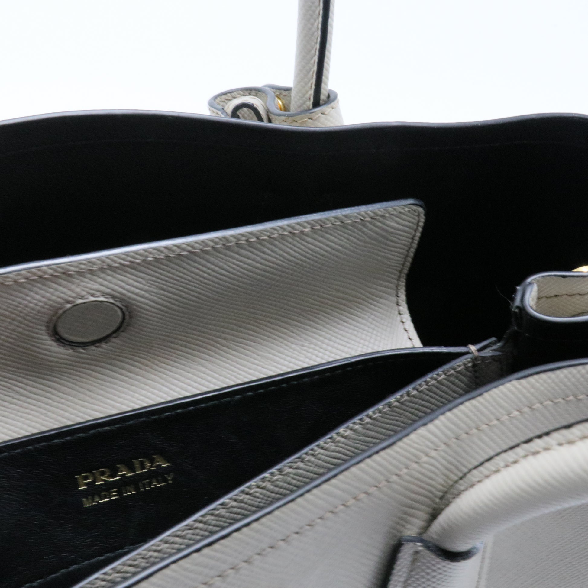 Prada Saffiano Cuir Medium Double Bag