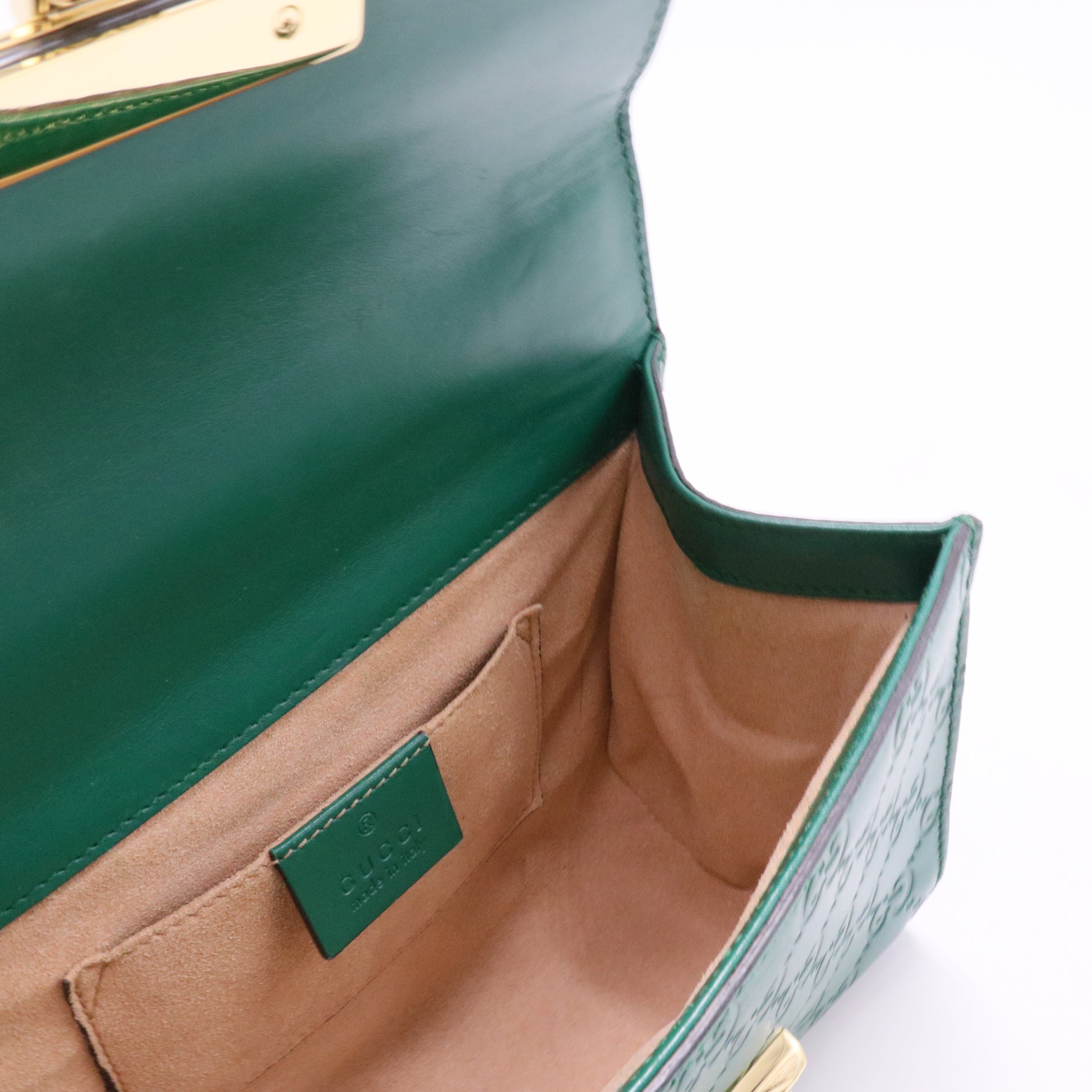 Guccissima Small Padlock Shoulder Bag