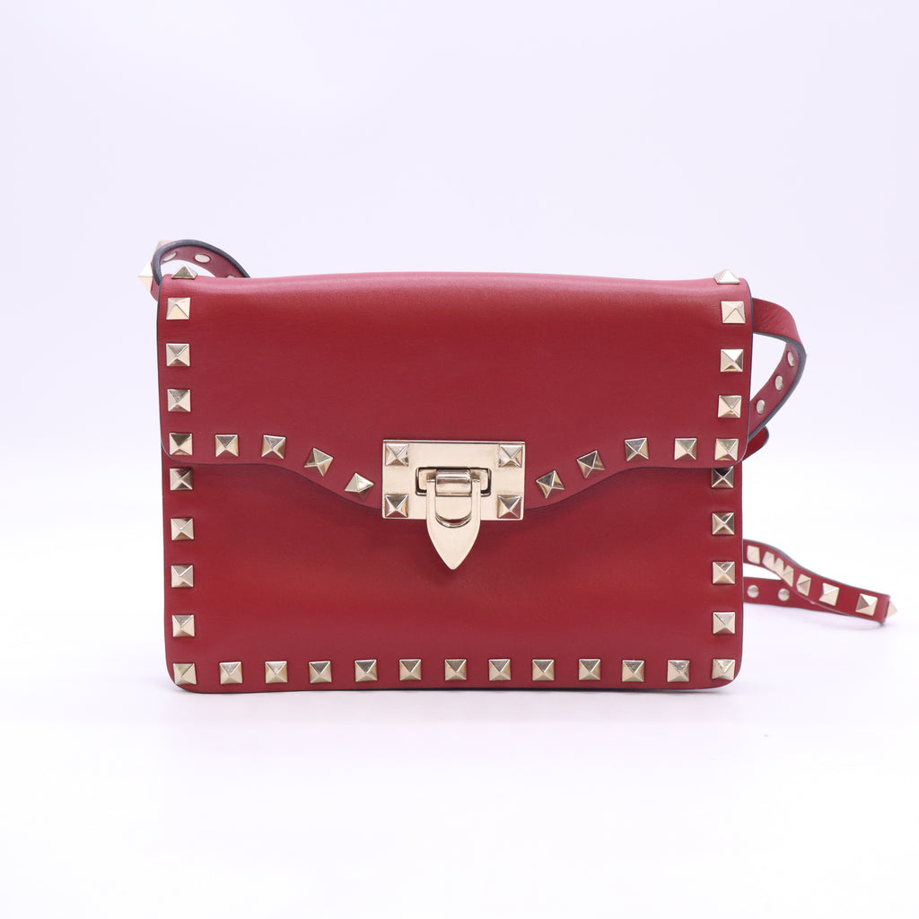 Valentino Garavani Rockstud Flip Lock Flap Crossbody B24785