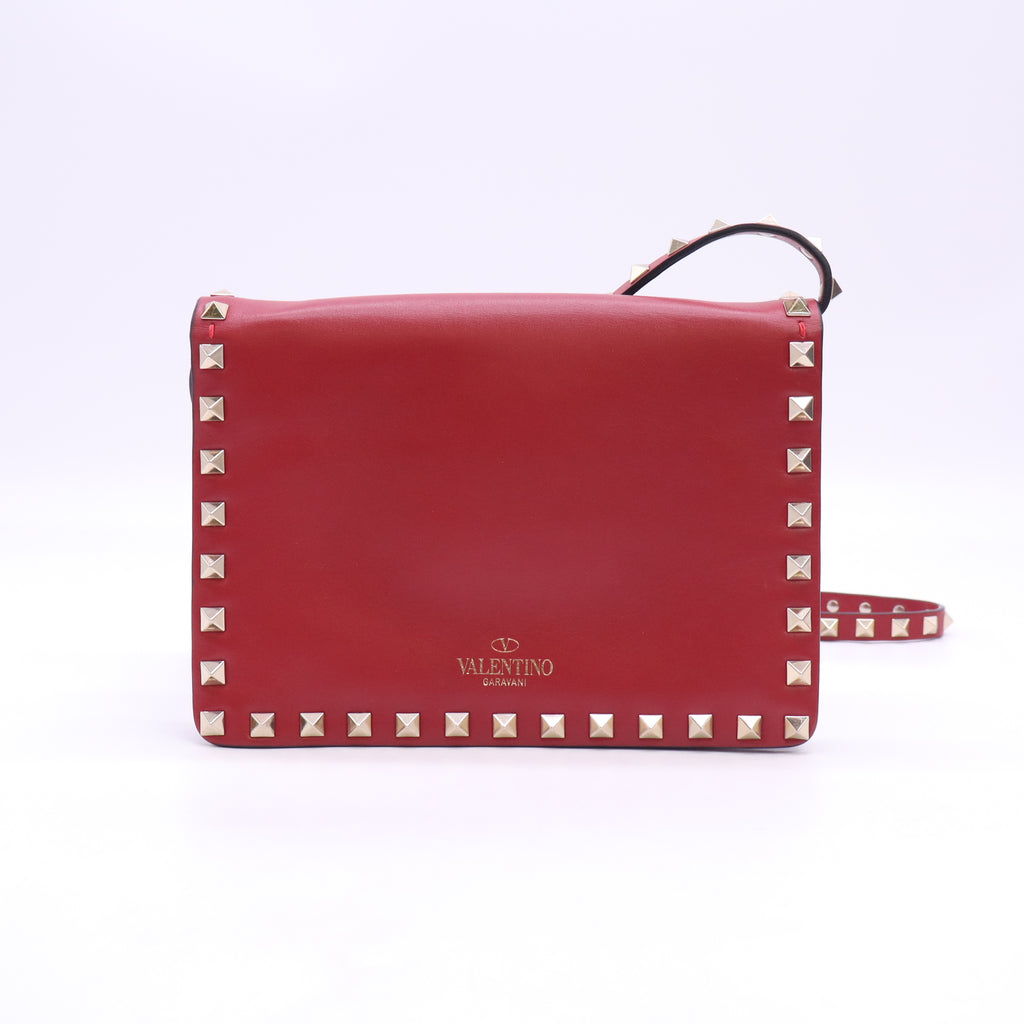 Valentino Garavani Rockstud Flip Lock Flap Crossbody B24785