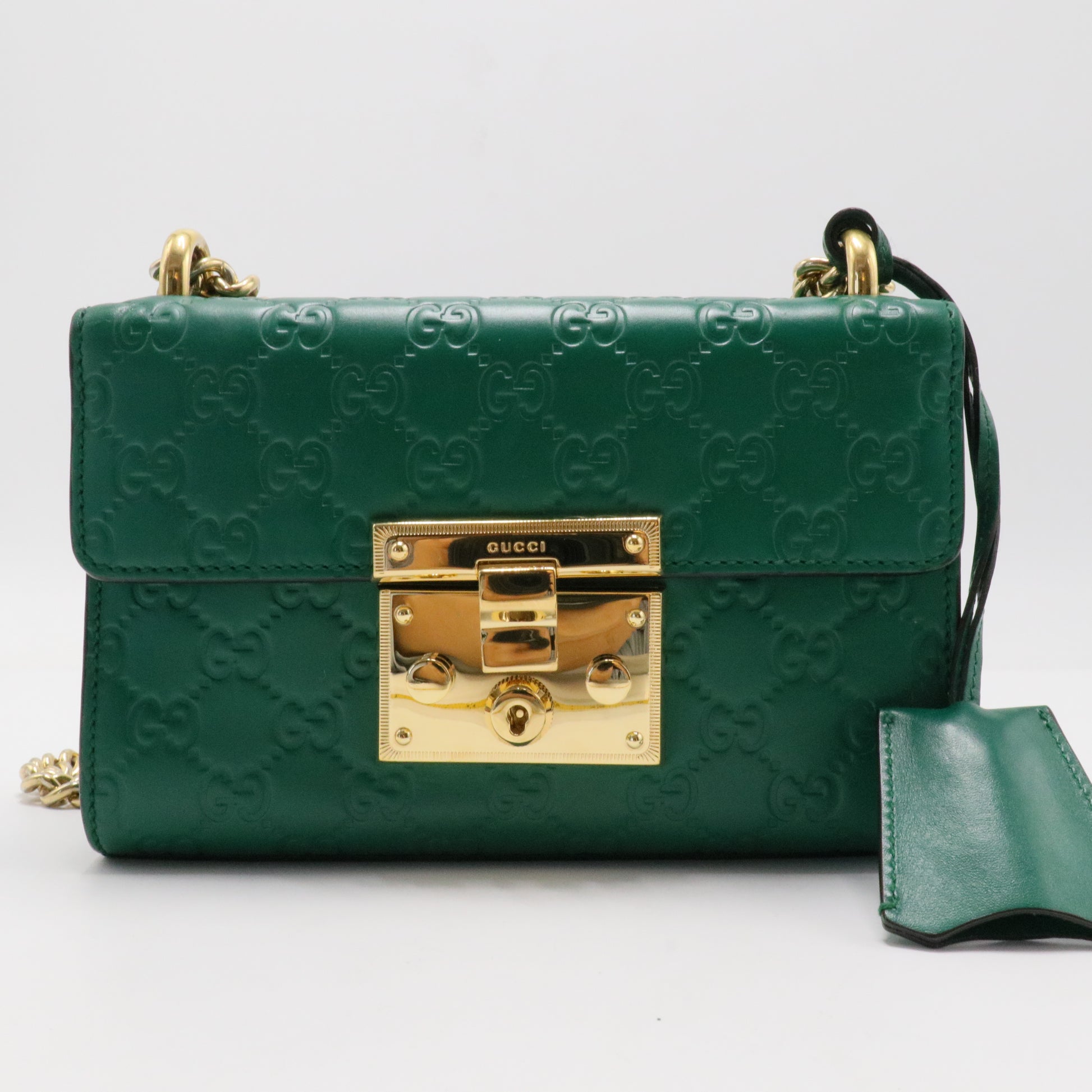 Guccissima Small Padlock Shoulder Bag