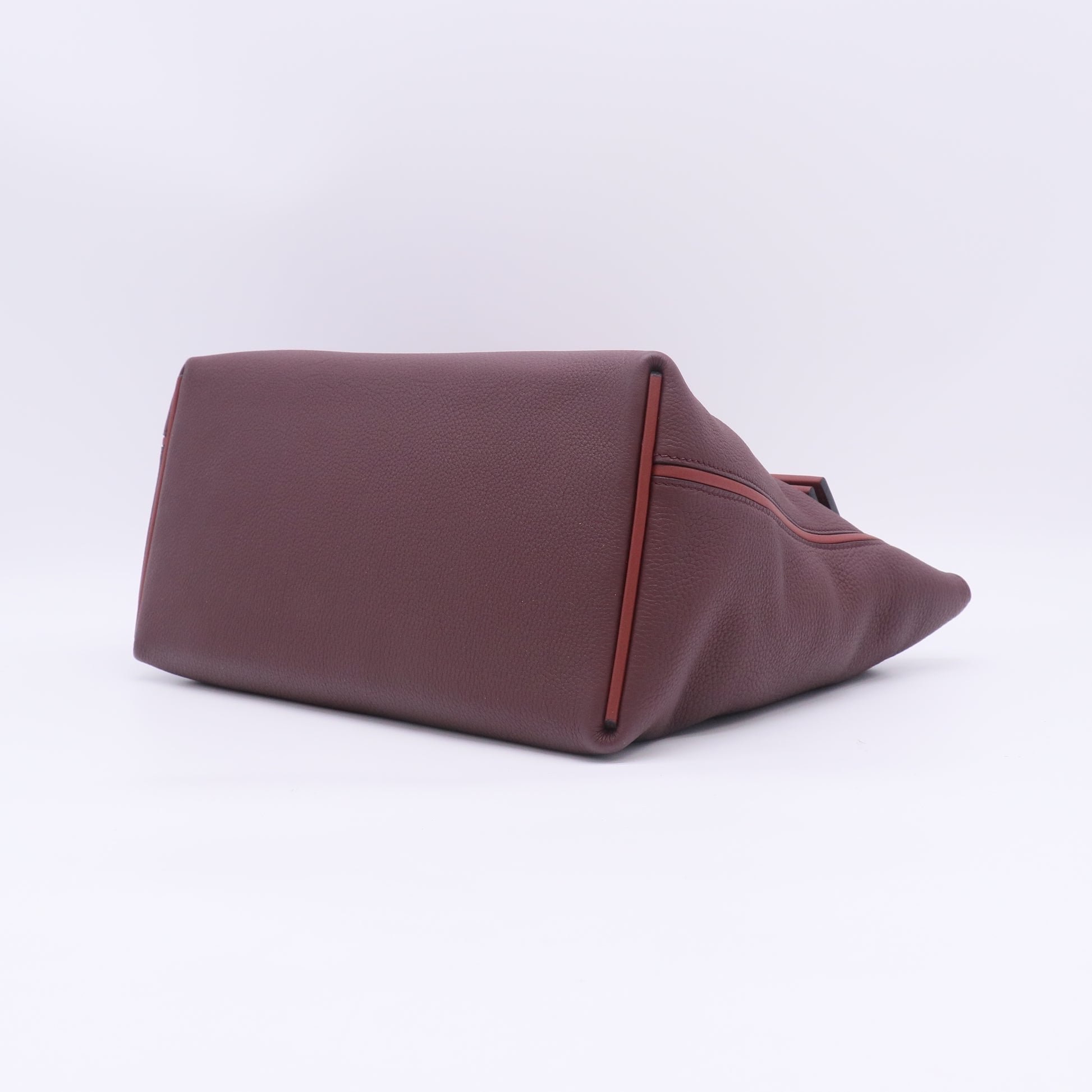 Hermes 24/24 35 Bag Bordeaux & Rouge H Gold Hardware twins LDJ5313