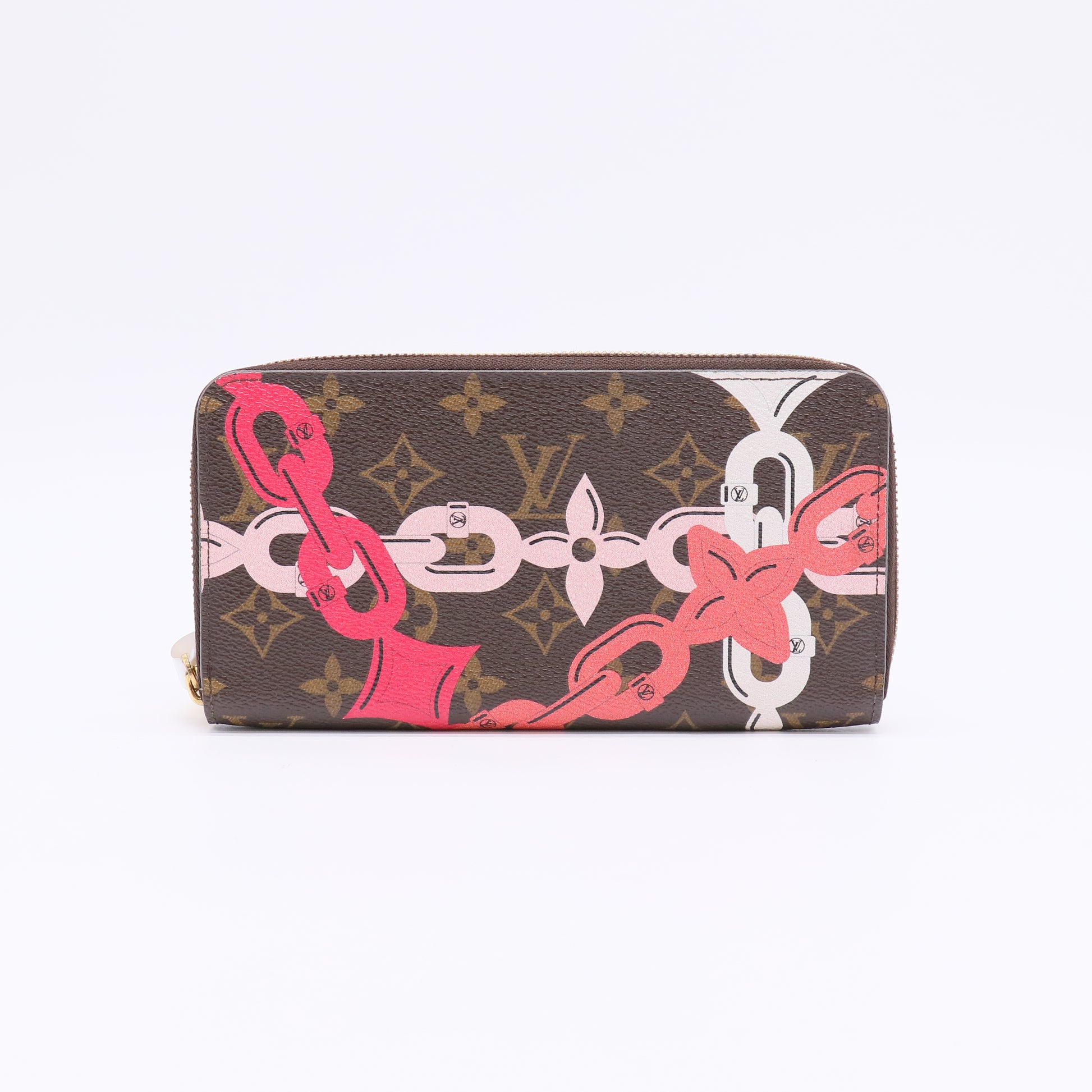 Louis Vuitton Zippy Wallet in Monogram Canvas Chains W22438