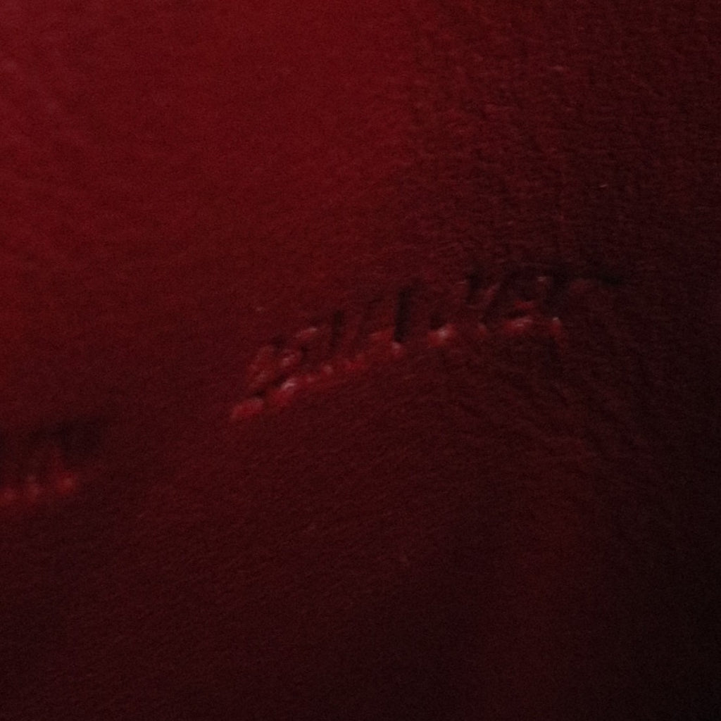 Red Cannage Quilted Patent Leather Lady Dior Gusset Card Case