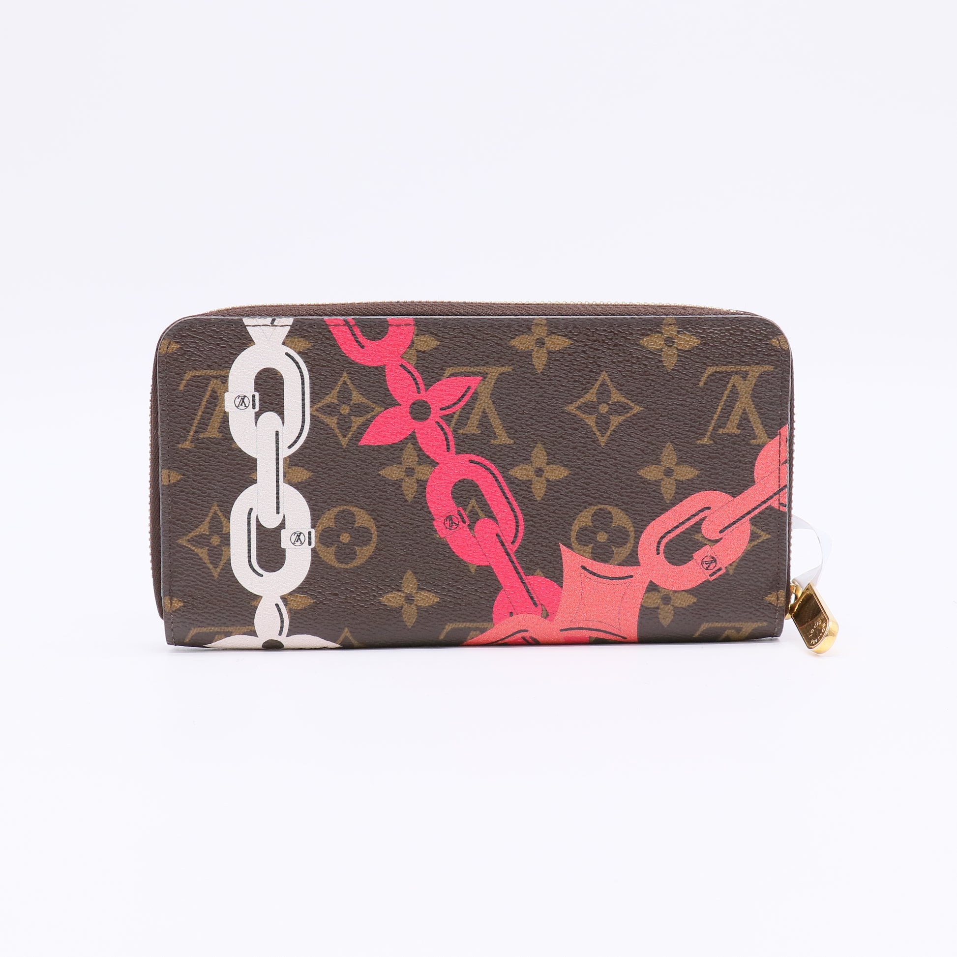 Louis Vuitton Zippy Wallet in Monogram Canvas Chains W22438