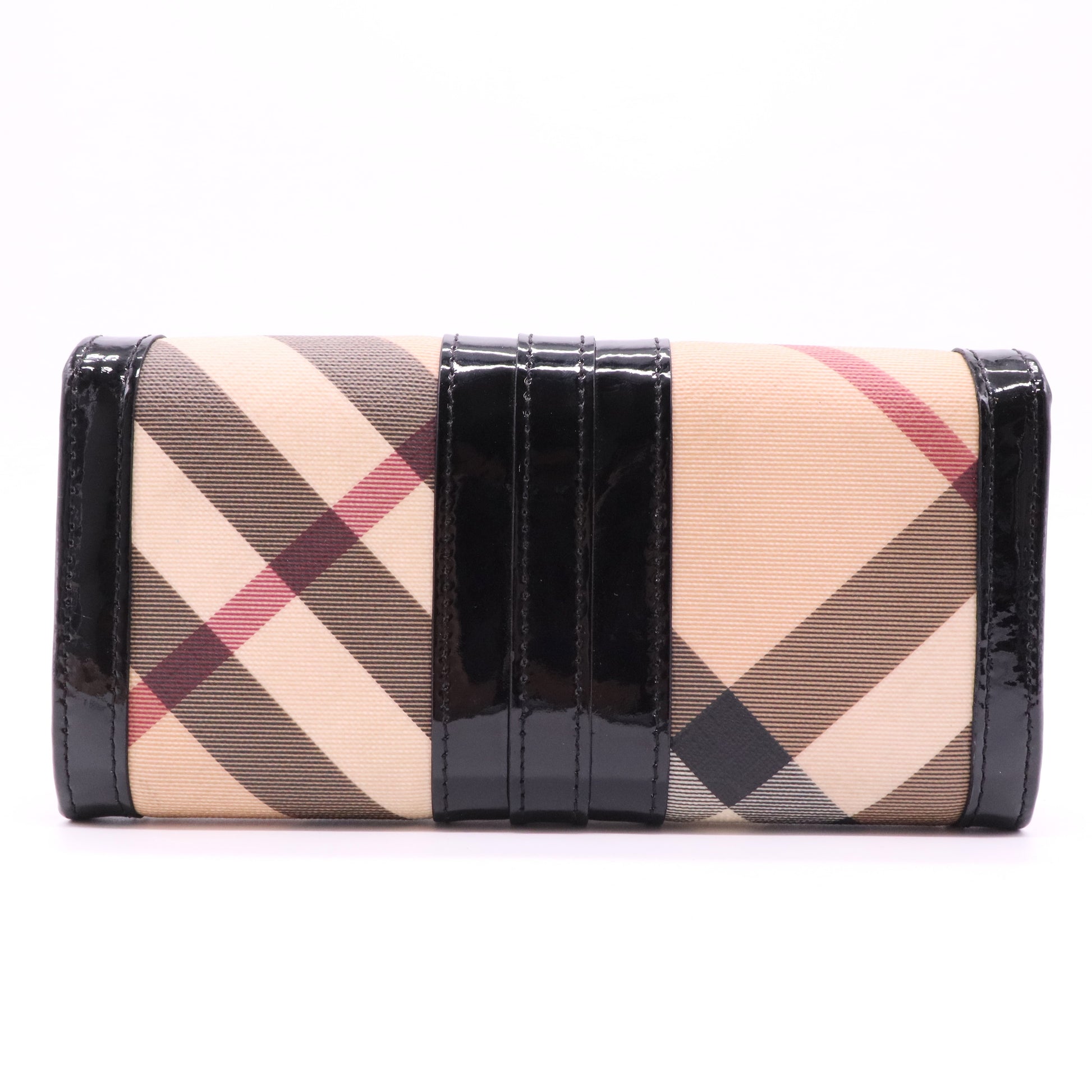 Supernova Check Coated Canvas Continental Wallet