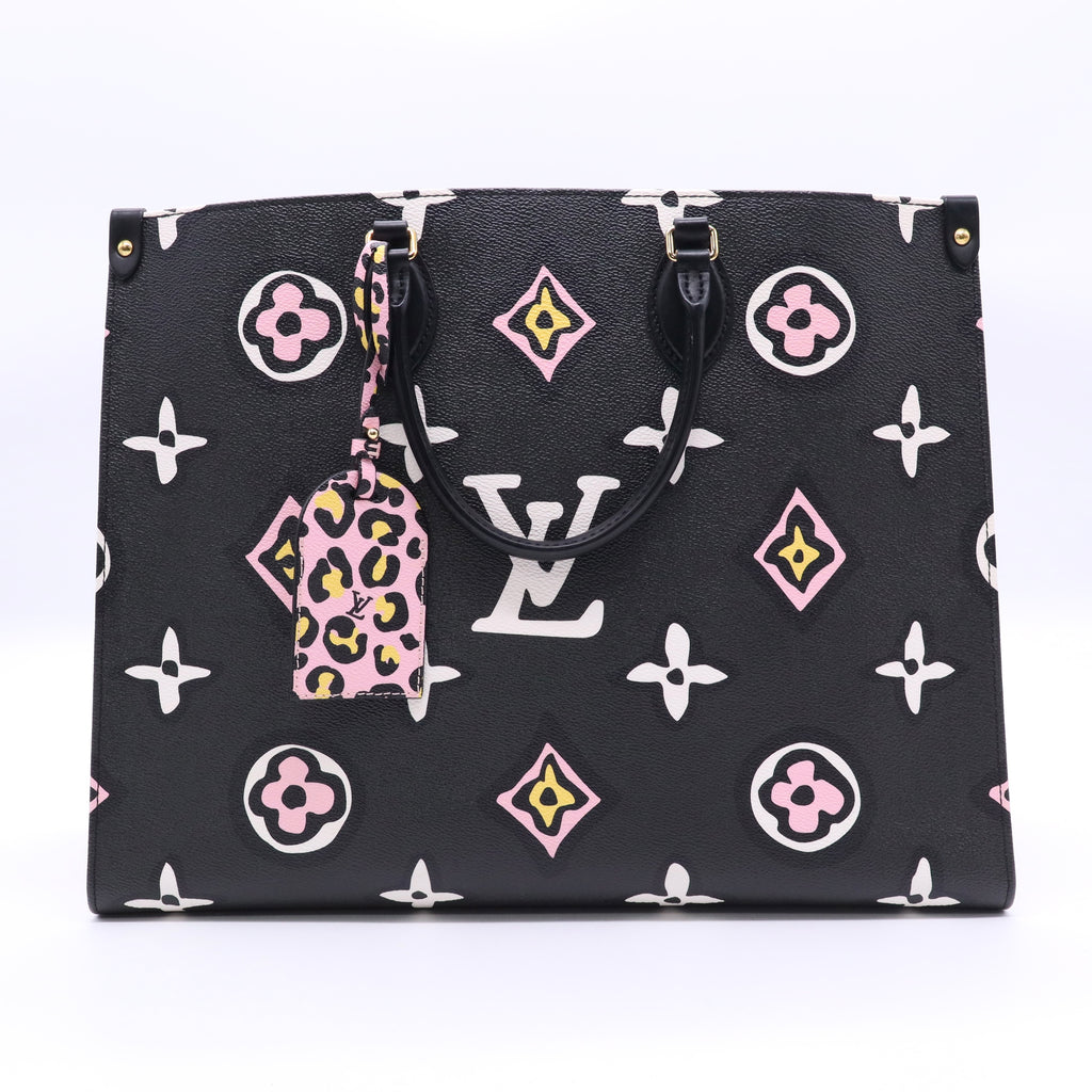 Limited edition OnTheGo Tote Wild at Heart Monogram Giant GM Twins LDJ3475