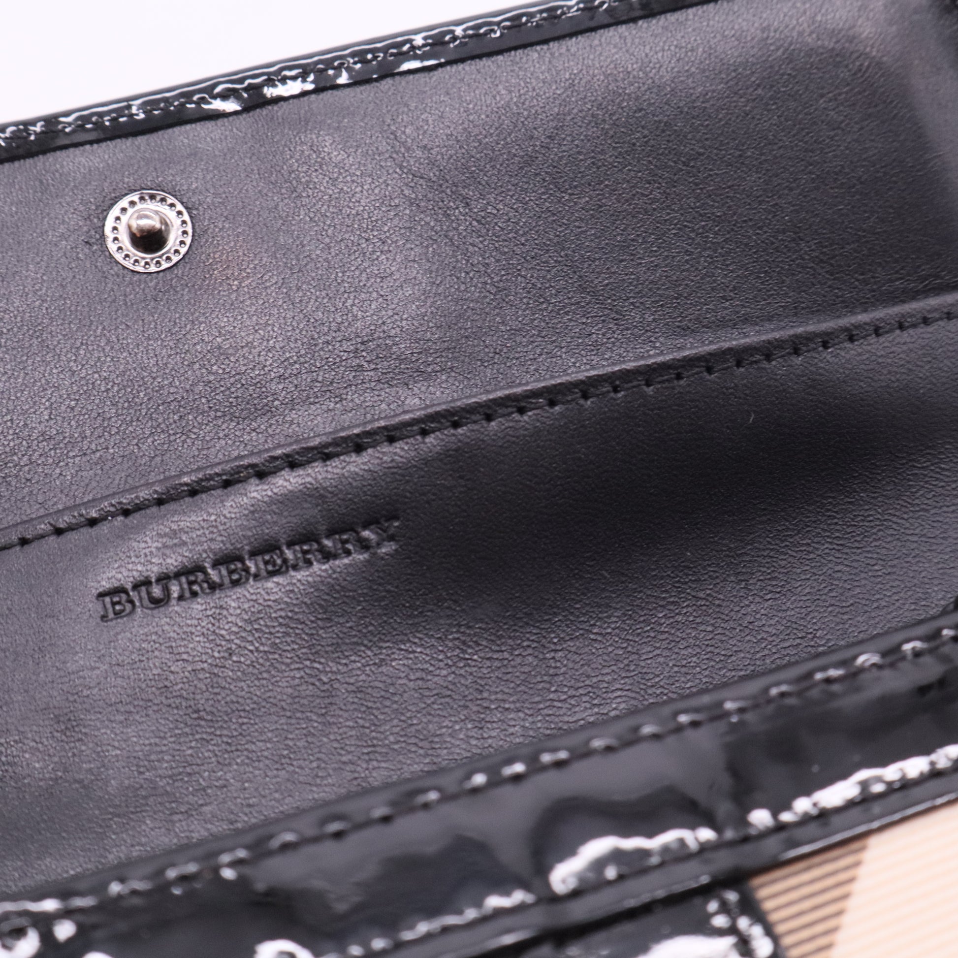 Supernova Check Coated Canvas Continental Wallet