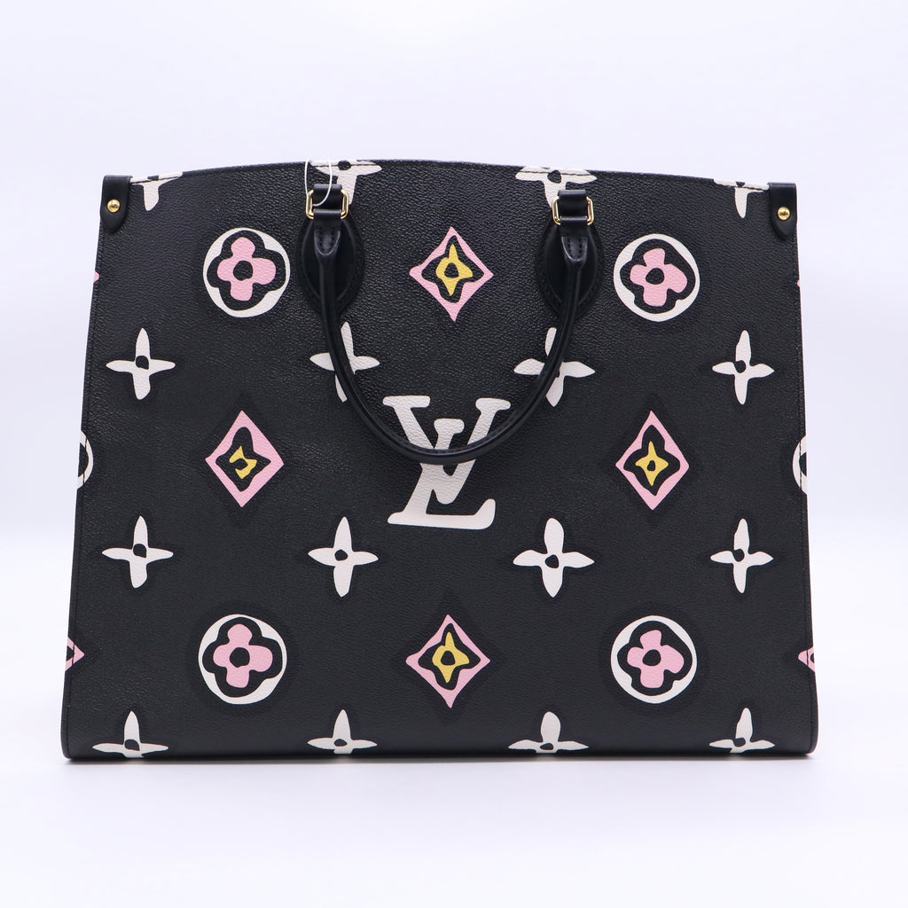 Limited edition OnTheGo Tote Wild at Heart Monogram Giant GM Twins LDJ3475