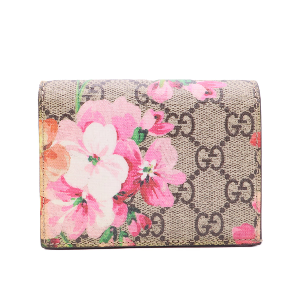 GG Blooms Card Case Wallet