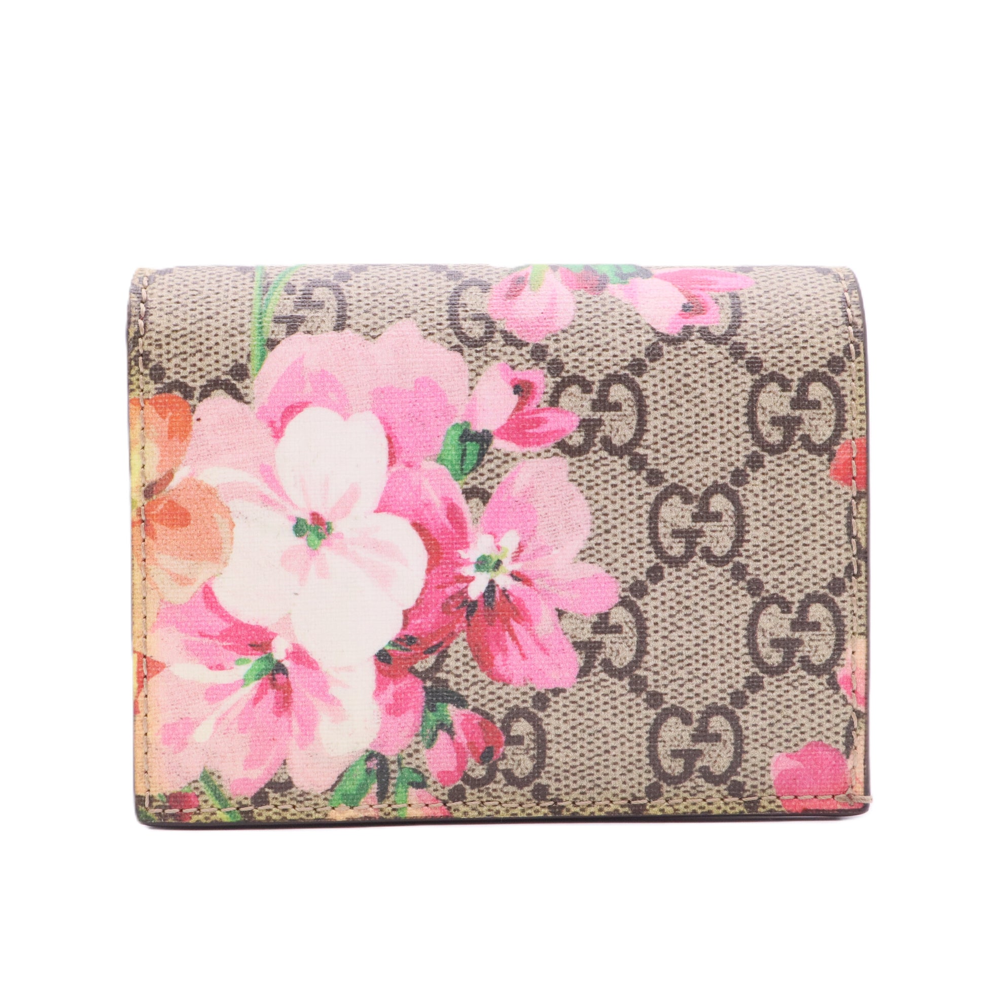 GG Blooms Card Case Wallet