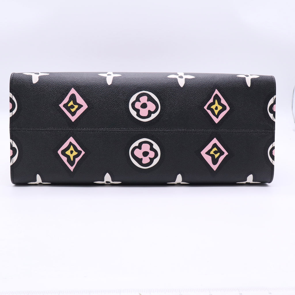 Limited edition OnTheGo Tote Wild at Heart Monogram Giant GM Twins LDJ3475