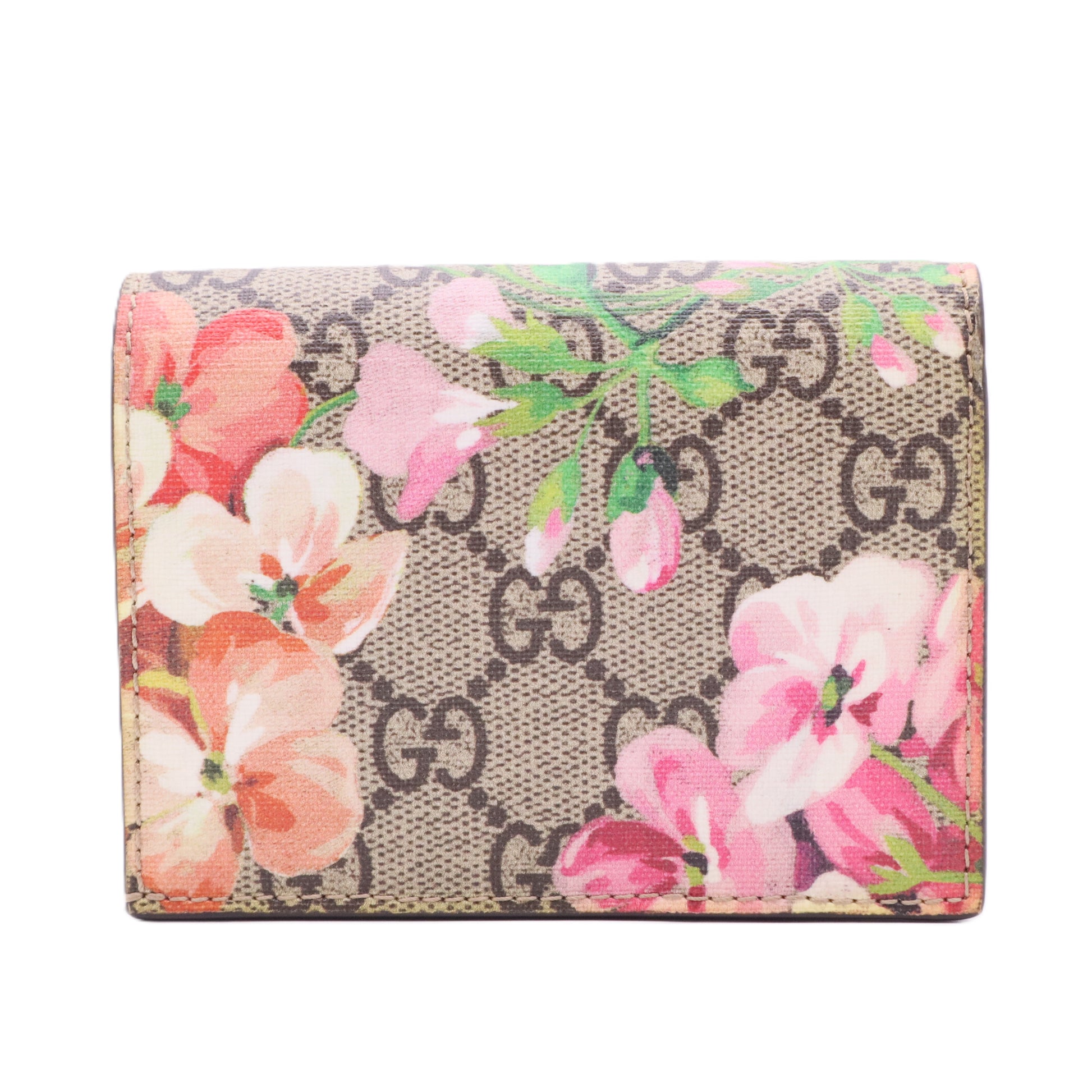 GG Blooms Card Case Wallet