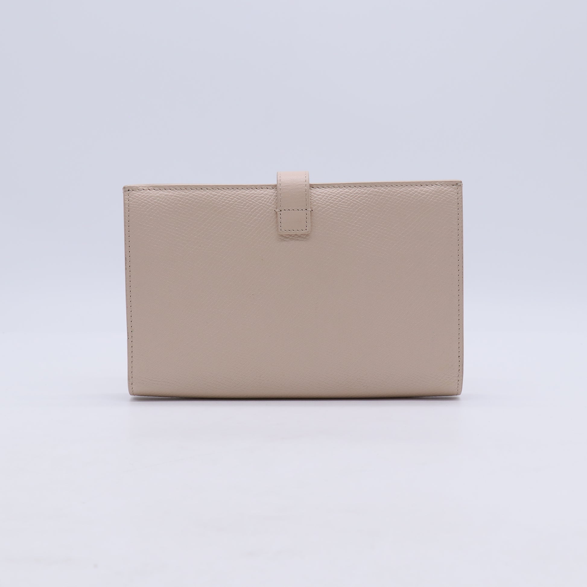 Celine Large Strap Wallet in Grained Calfskin W21310