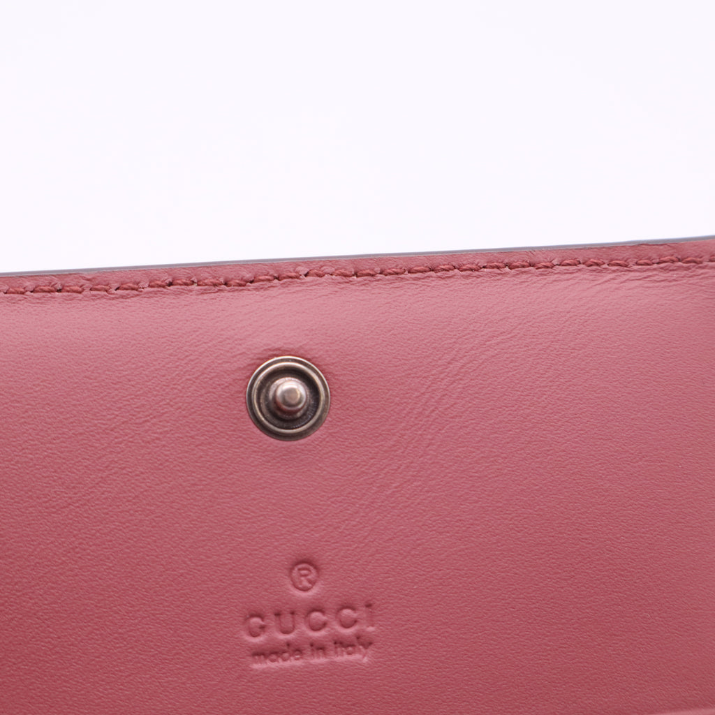 GG Blooms Card Case Wallet