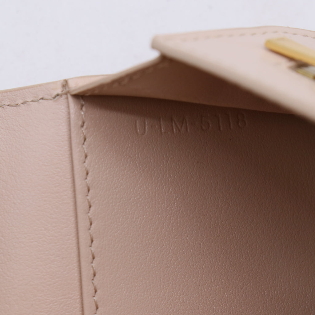 Celine Large Strap Wallet in Grained Calfskin W21310