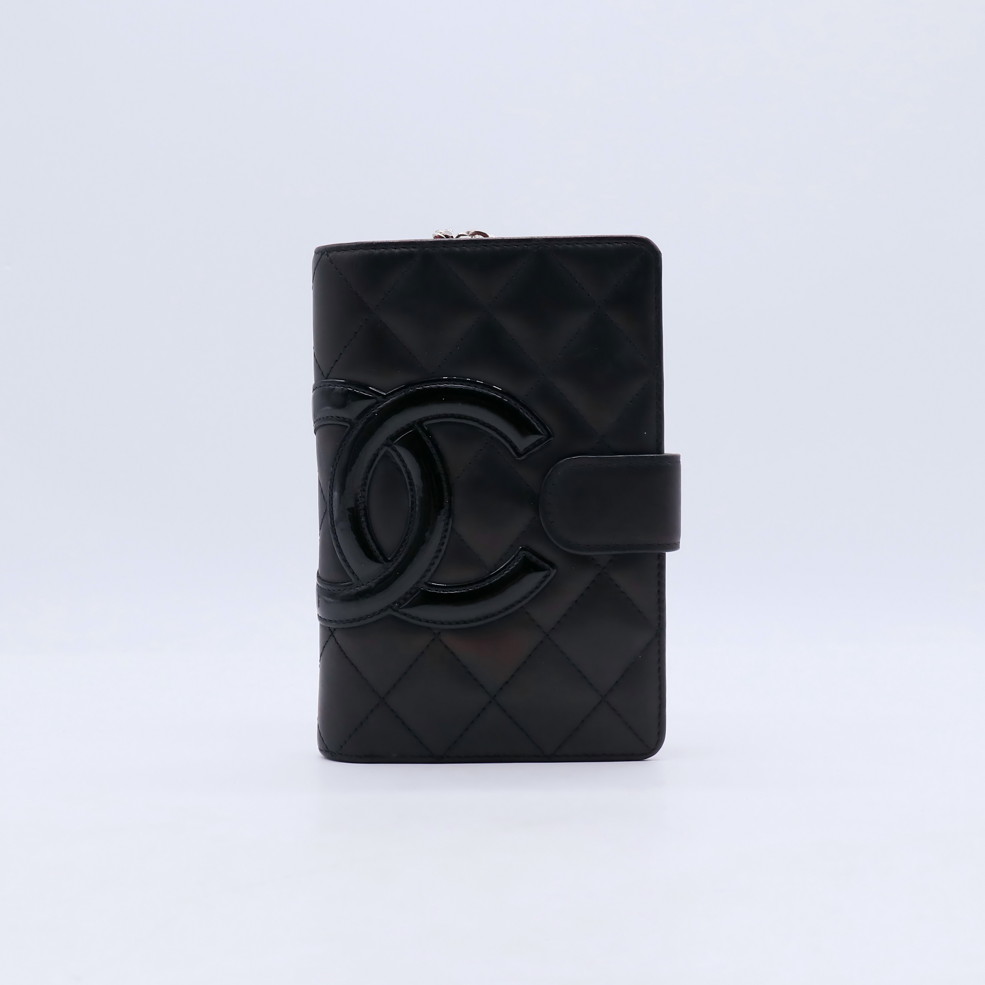 Chanel Cambon Compact Wallet Quilted Lambskin twins LDJ4324