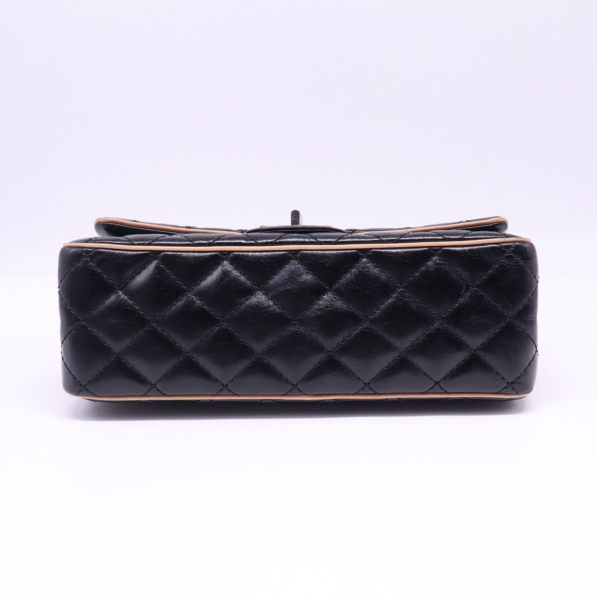 Reissue 2.55 Flap Bag Quilted Metallic Aged Calfskin 226 Twins LDJ4001